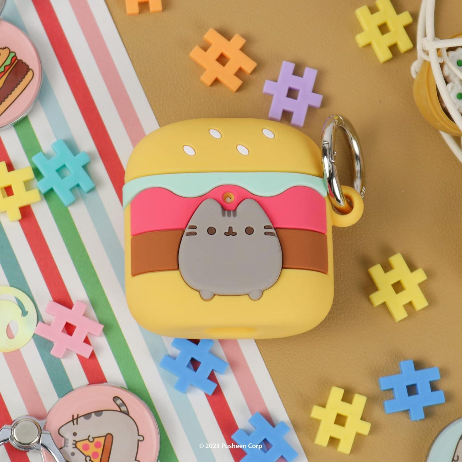 Funda Silicona iFace Pusheen para AirPods 1 y 2 - Hamburguesa