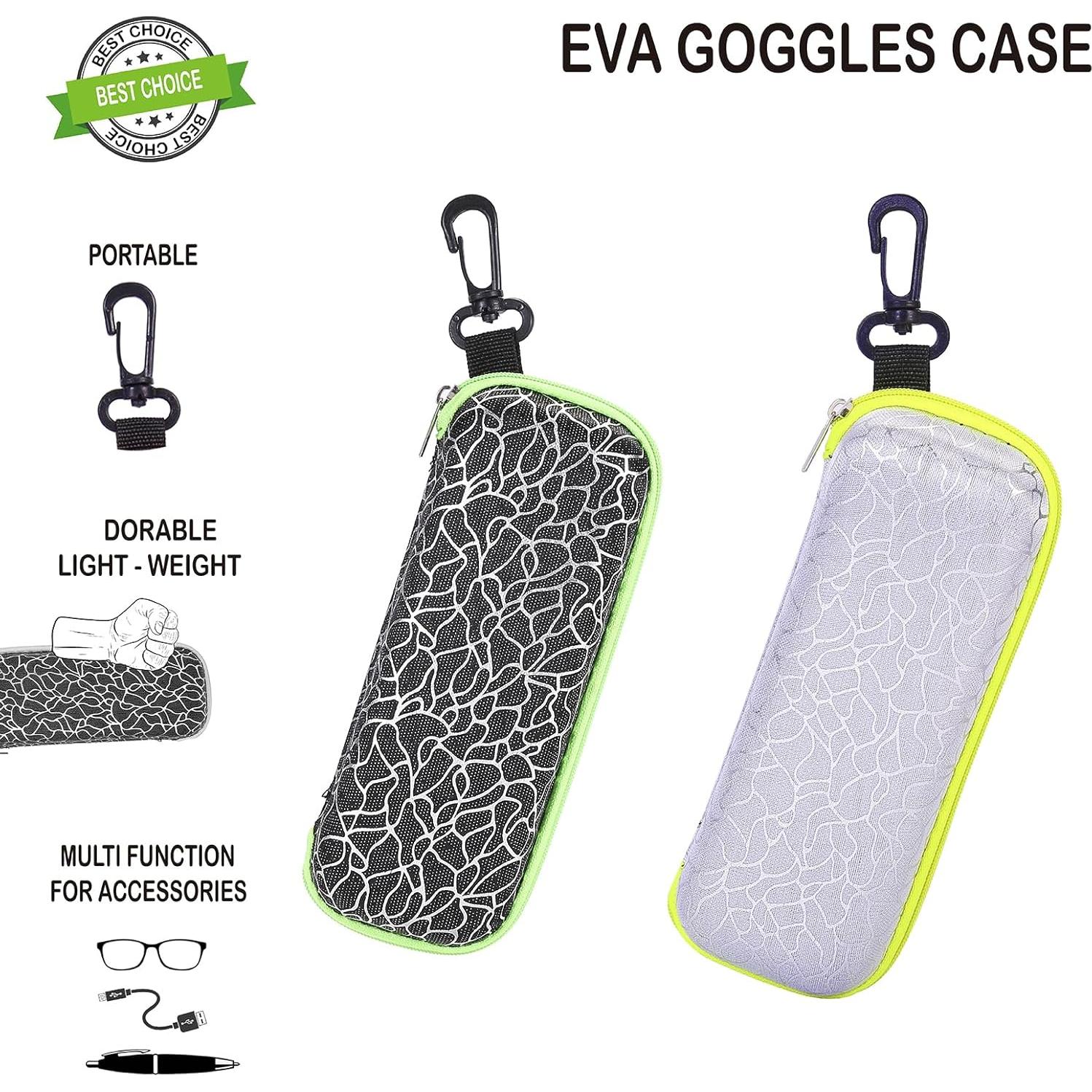 Gafas de natación para niños 3-14 años - 2 paquetes con estuche