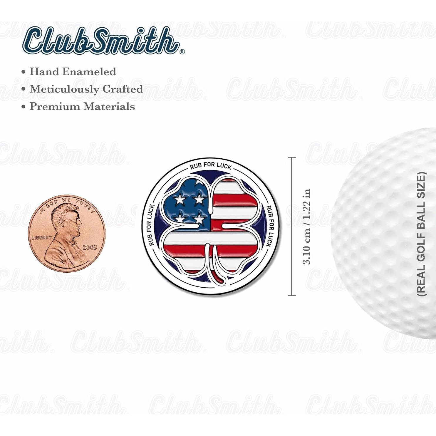Marcador de Pelota de Golf ClubSmith® con Clip Magnético 3.18 cm