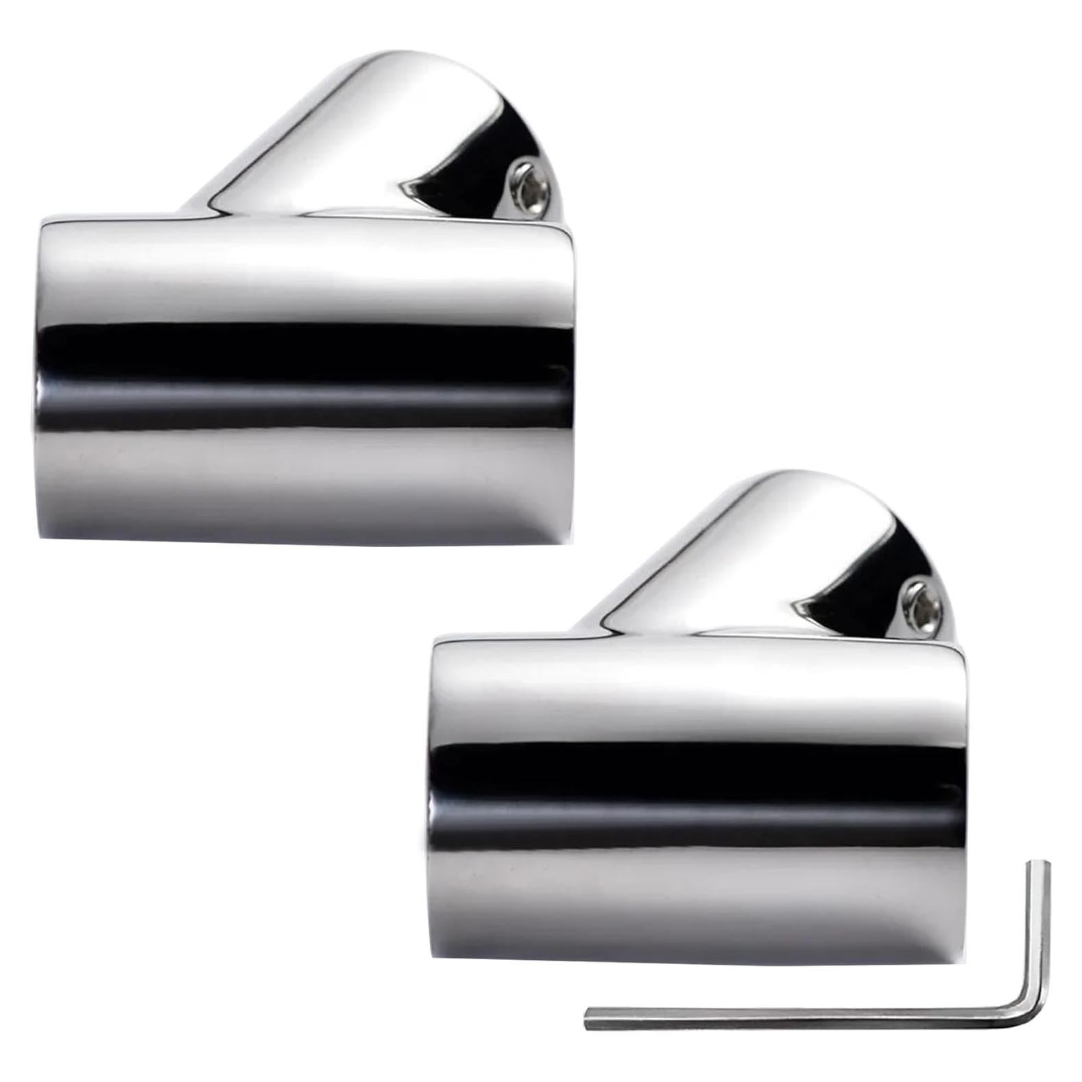 Accesorio de T de Pasamanos YANYUCB Acero Inoxidable 316 - Paquete de 2