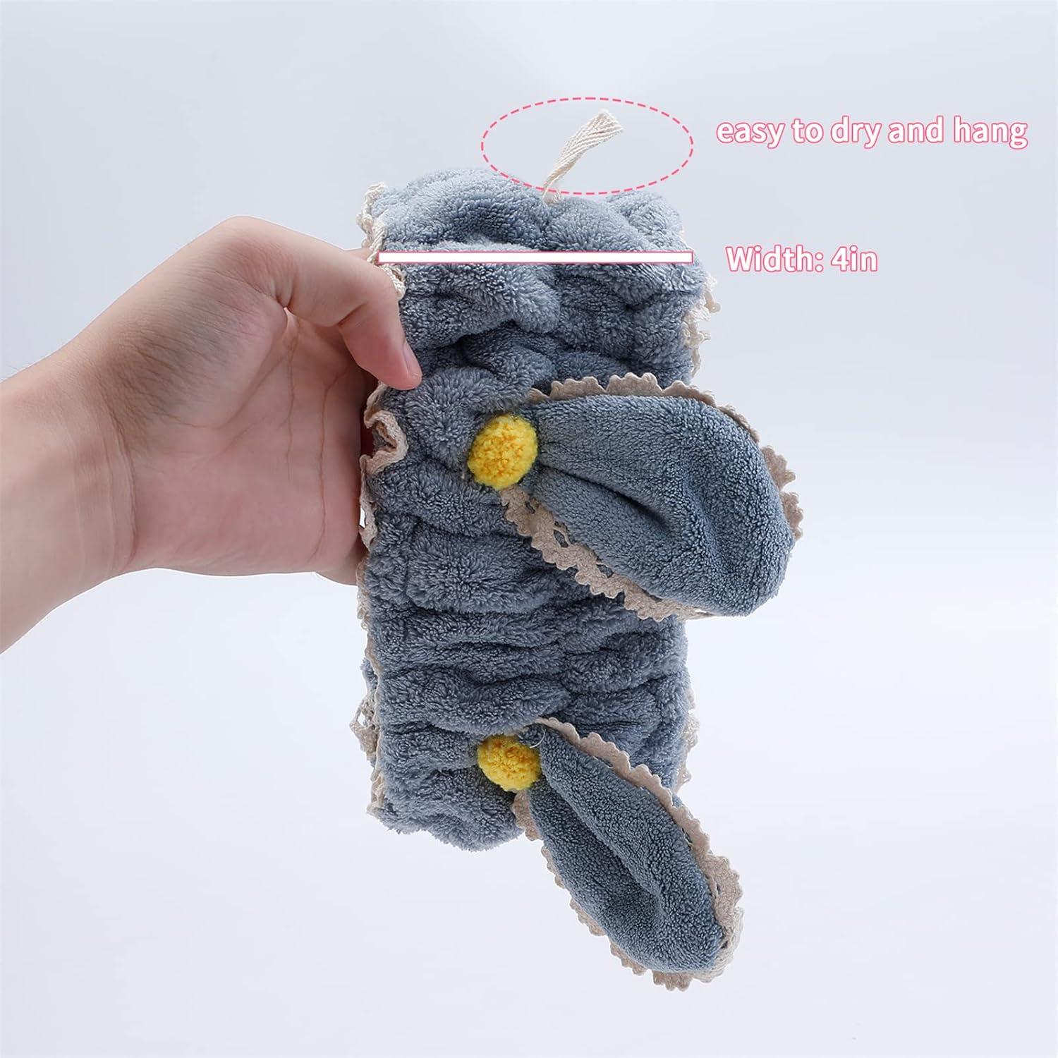 Diadema de Lavado Facial Hofar con Orejas de Conejo Azul