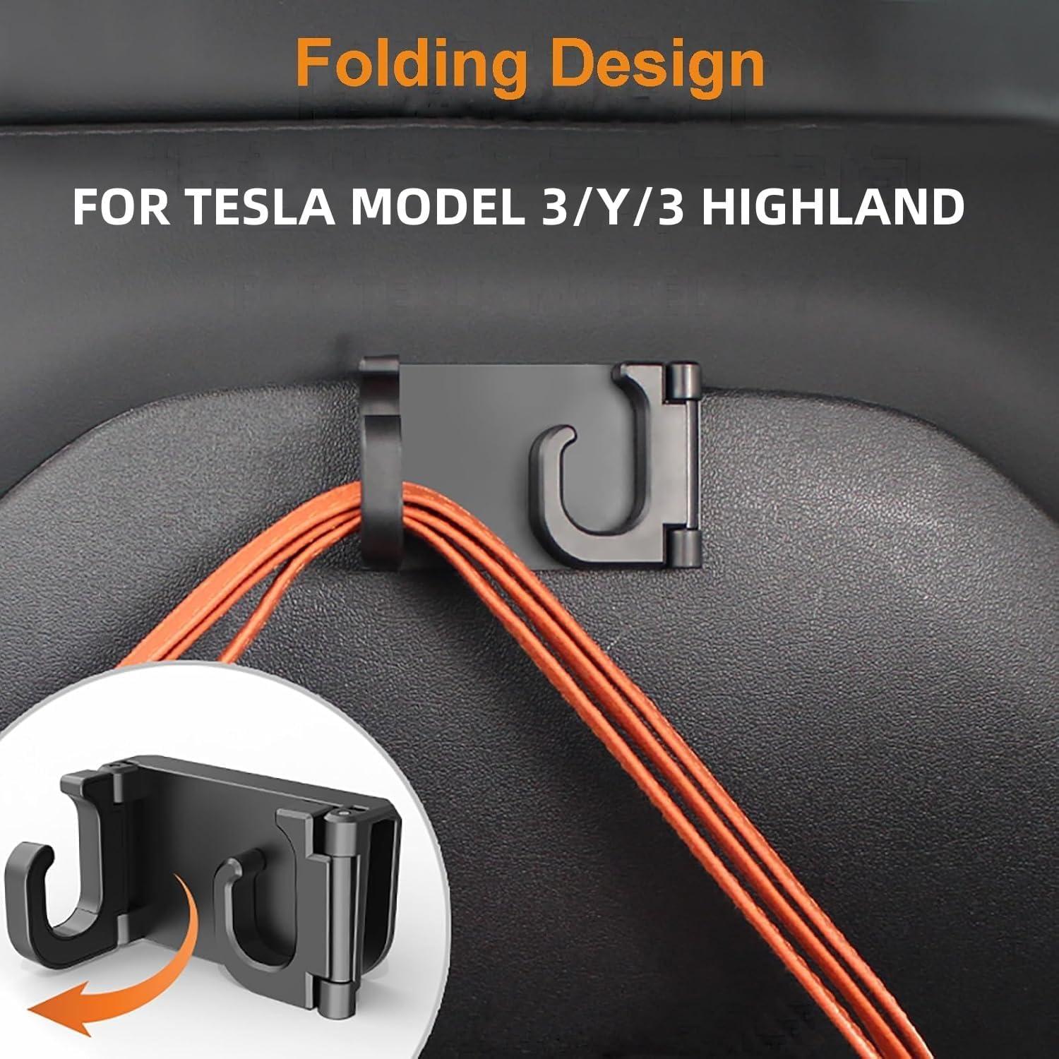Ganchos Plegables para Asiento Tesla Model 3 Y OATSBASF - 2 Piezas
