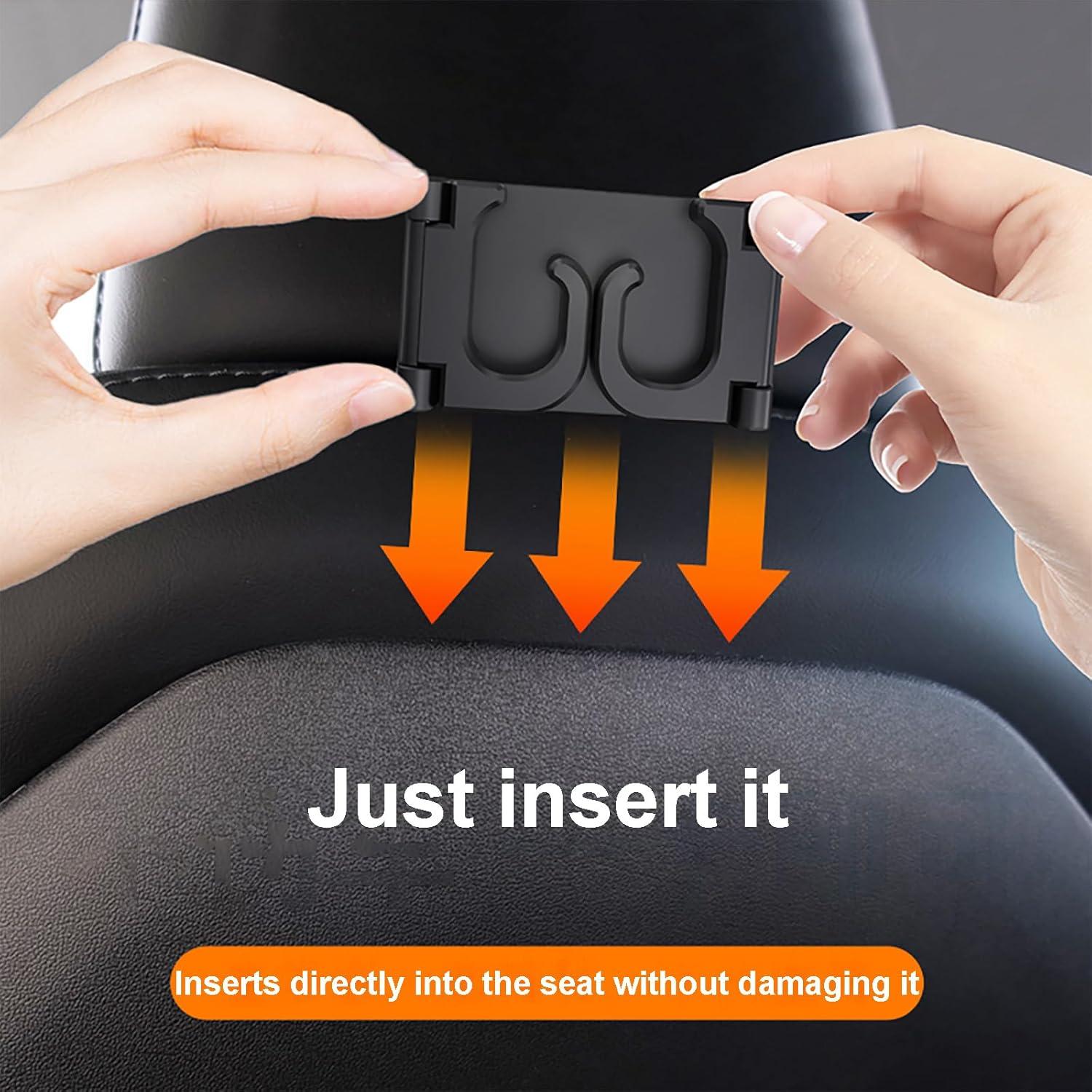 Ganchos Plegables para Asiento Tesla Model 3 Y OATSBASF - 2 Piezas