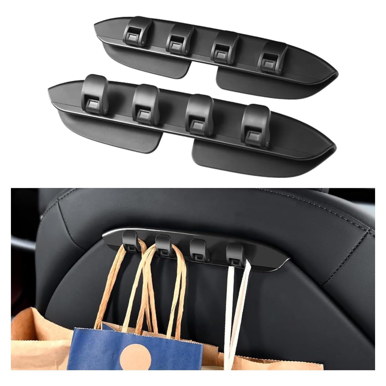 Organizador de Reposacabezas OATSBASF para Tesla Model Y y 3 - 2Pack
