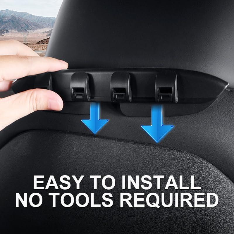 Organizador de Reposacabezas OATSBASF para Tesla Model Y y 3 - 2Pack