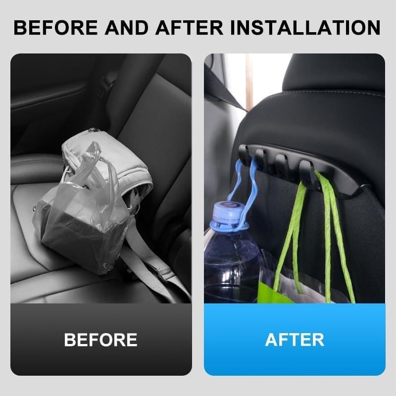 Organizador de Reposacabezas OATSBASF para Tesla Model Y y 3 - 2Pack