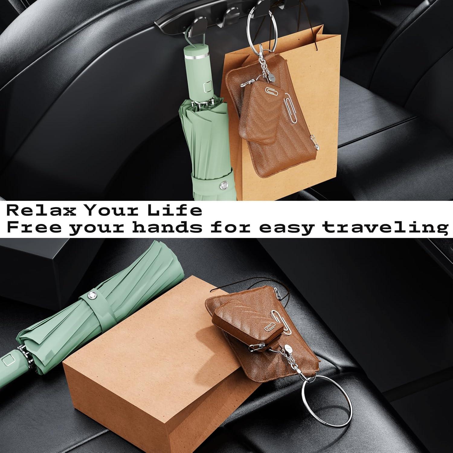 Ganchos para Asiento de Auto OATSBASF 2 Pack para Tesla Model 3 Y