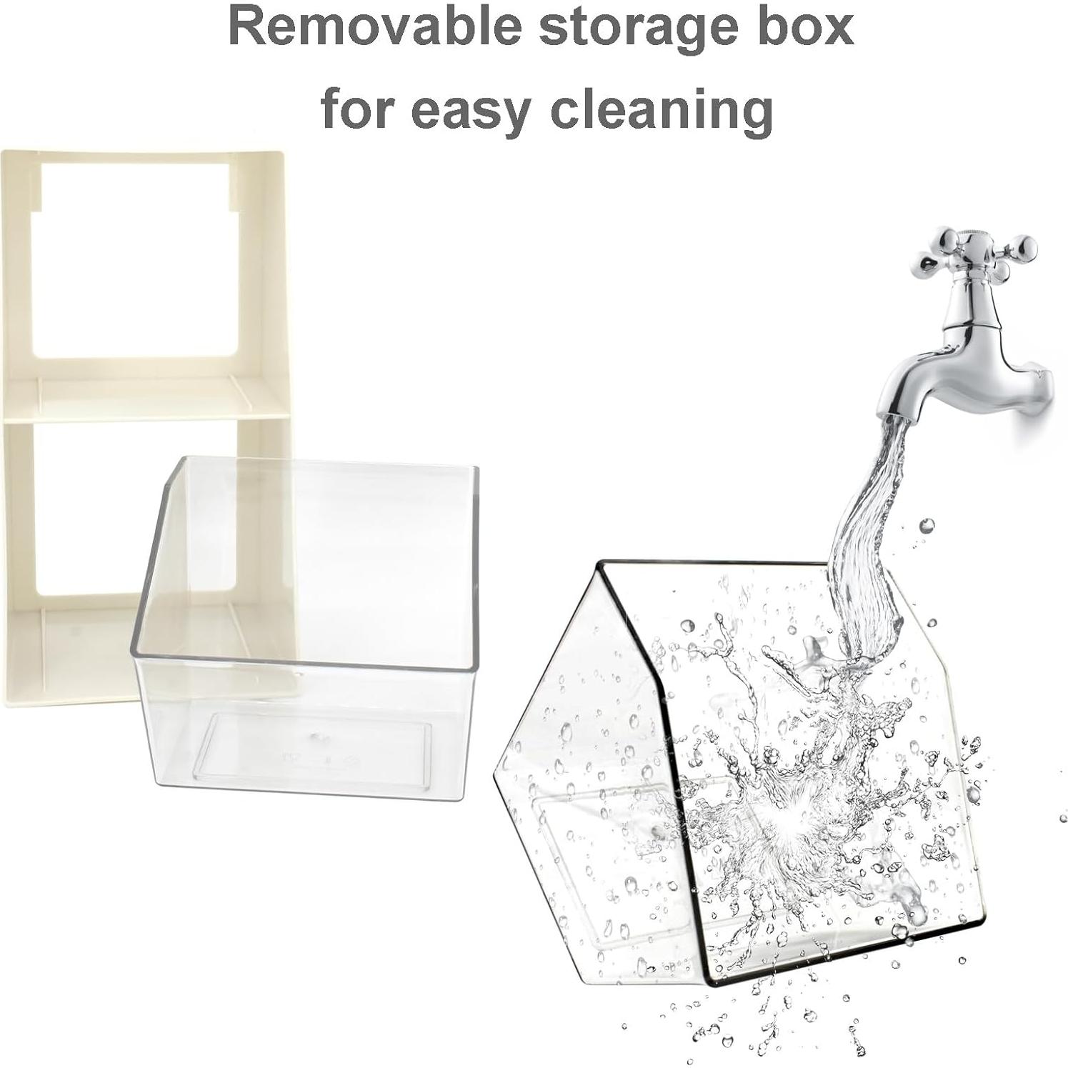 Soporte para cápsulas de café Bokelai 2 compartimentos plástico