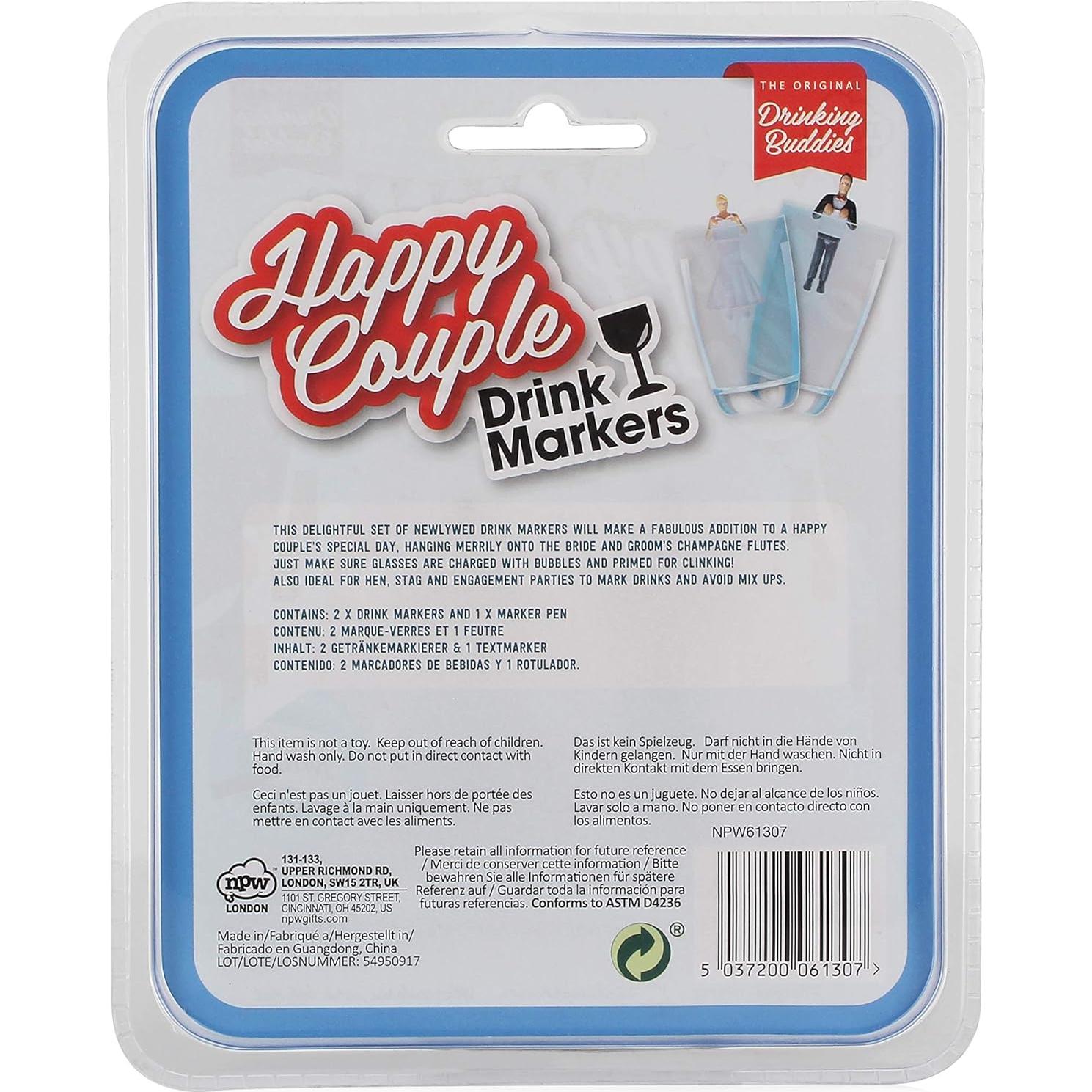 Marcadores de Copas de Cóctel NPW-USA NPW61307 Personalizables