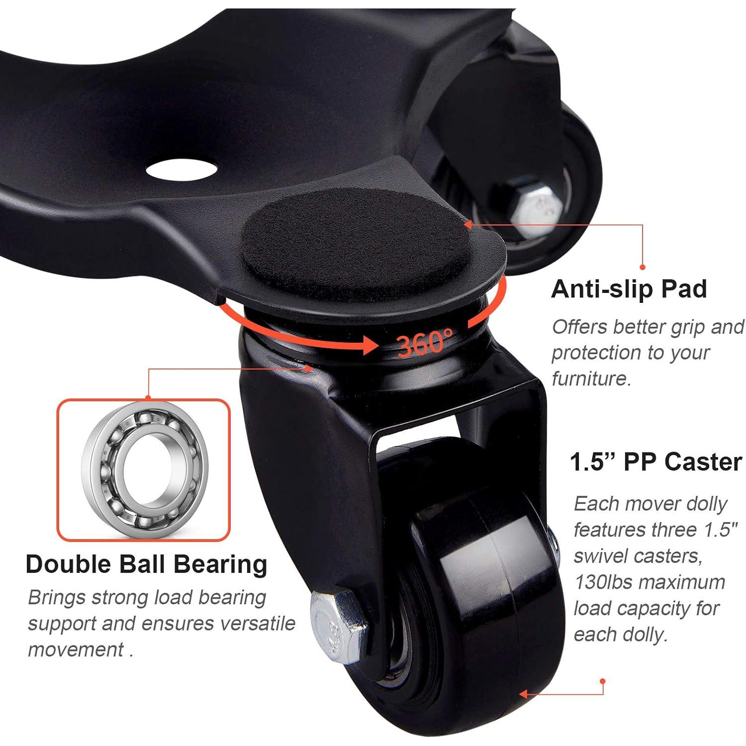 Carro de Mudanza Ronlap con Ruedas de 10 cm y Elevador