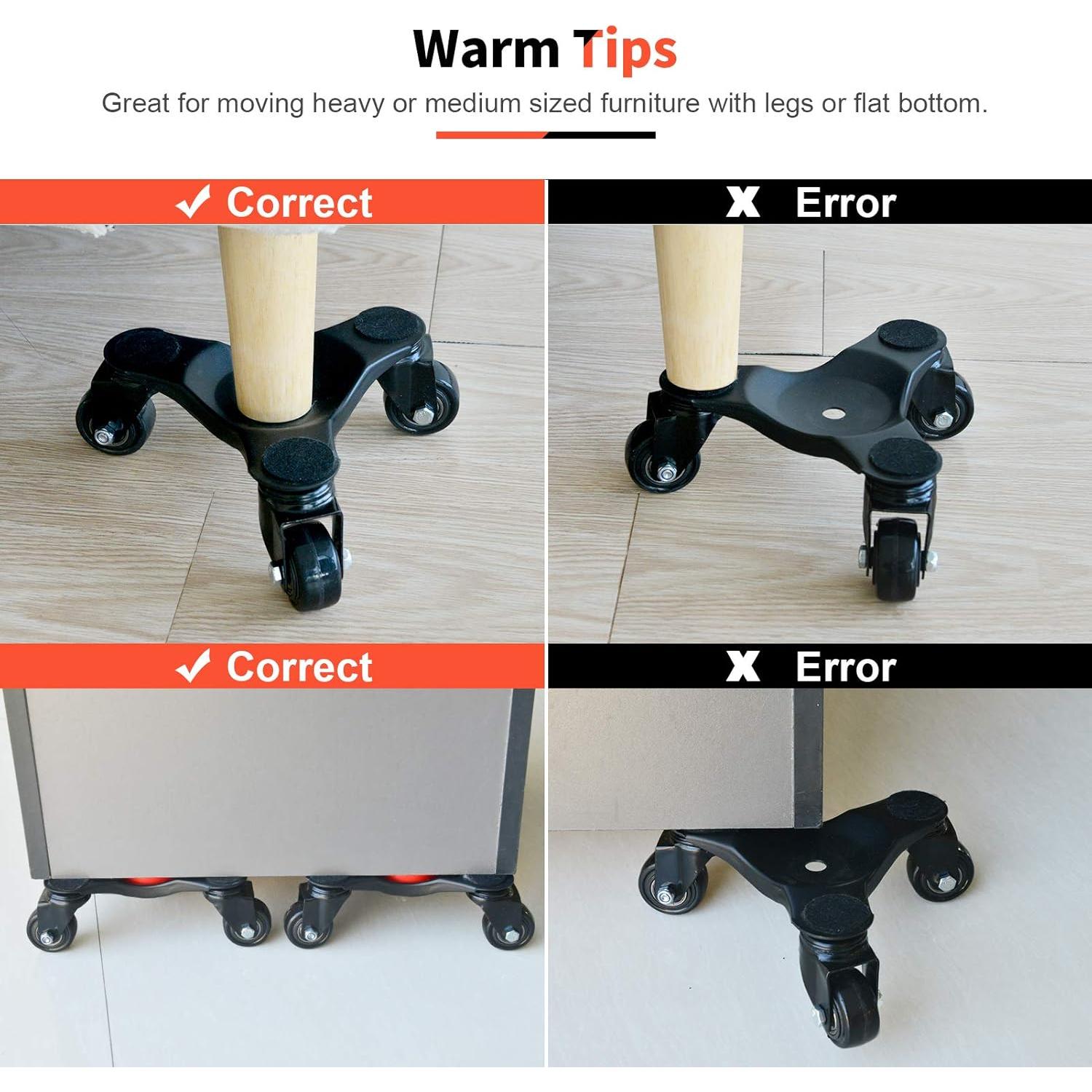 Carro de Mudanza Ronlap con Ruedas de 10 cm y Elevador