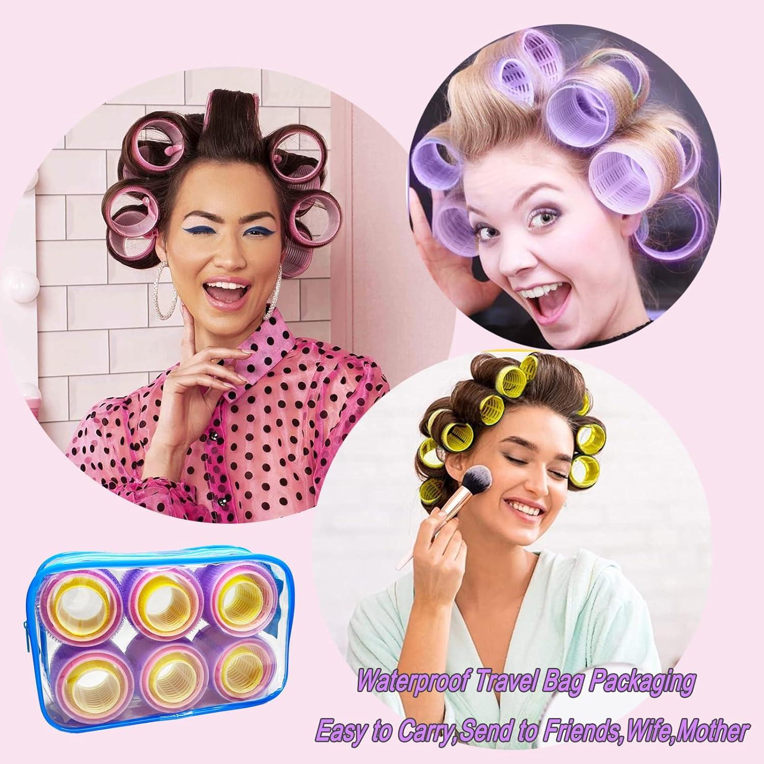 Juego de Rulos para Cabello ROPIKIS 18 Piezas Sin Calor