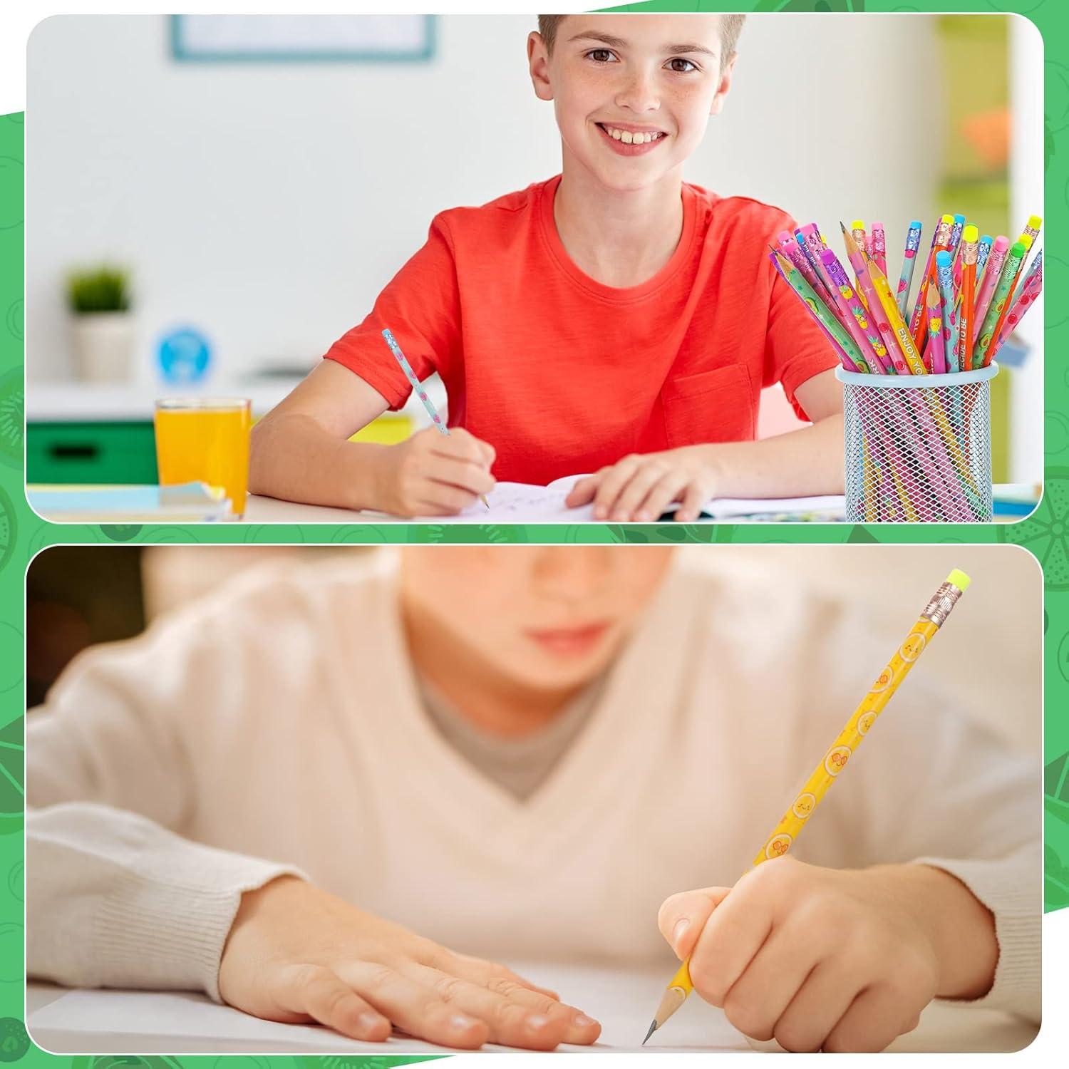 Lápices Aromatizados Leinuosen 48 Pcs Motivacionales para Niños