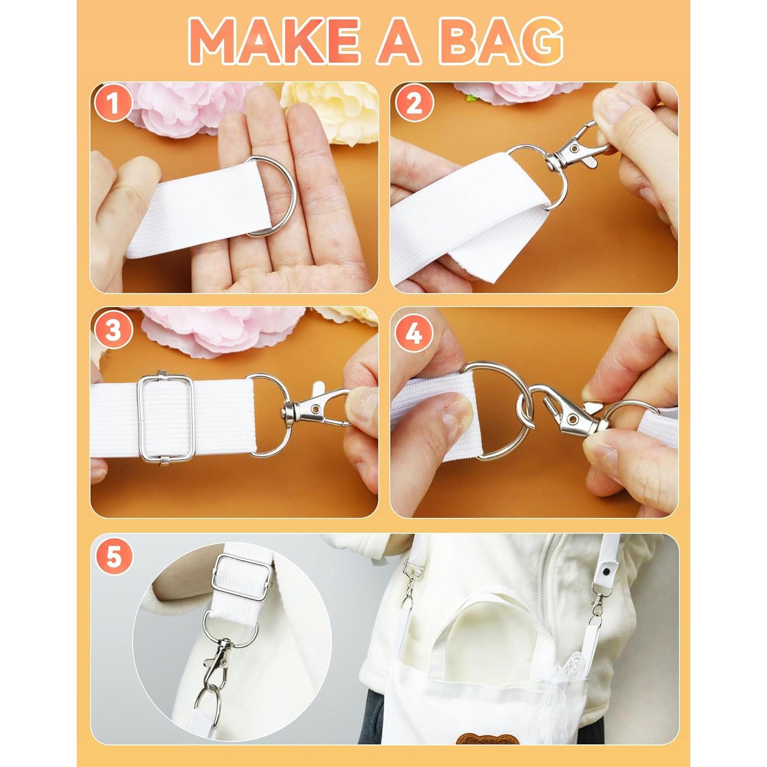 Kit de 90 Ganchos Giratorios FIVEIZERO - Hardware para Bolsos