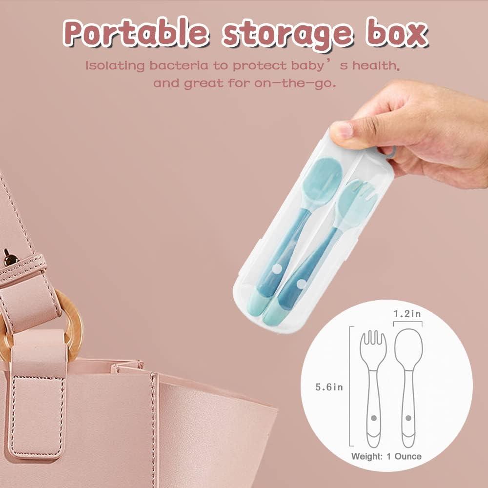 Utensilios para Niños NeigeTec - Cuchara y Tenedor Flexibles