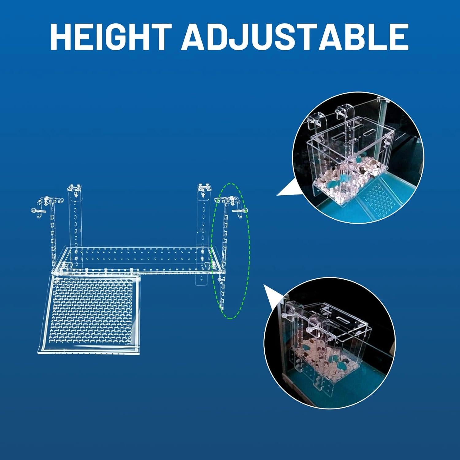 Plataforma de Sol para Tortugas AnRui Acrílico Super Grande