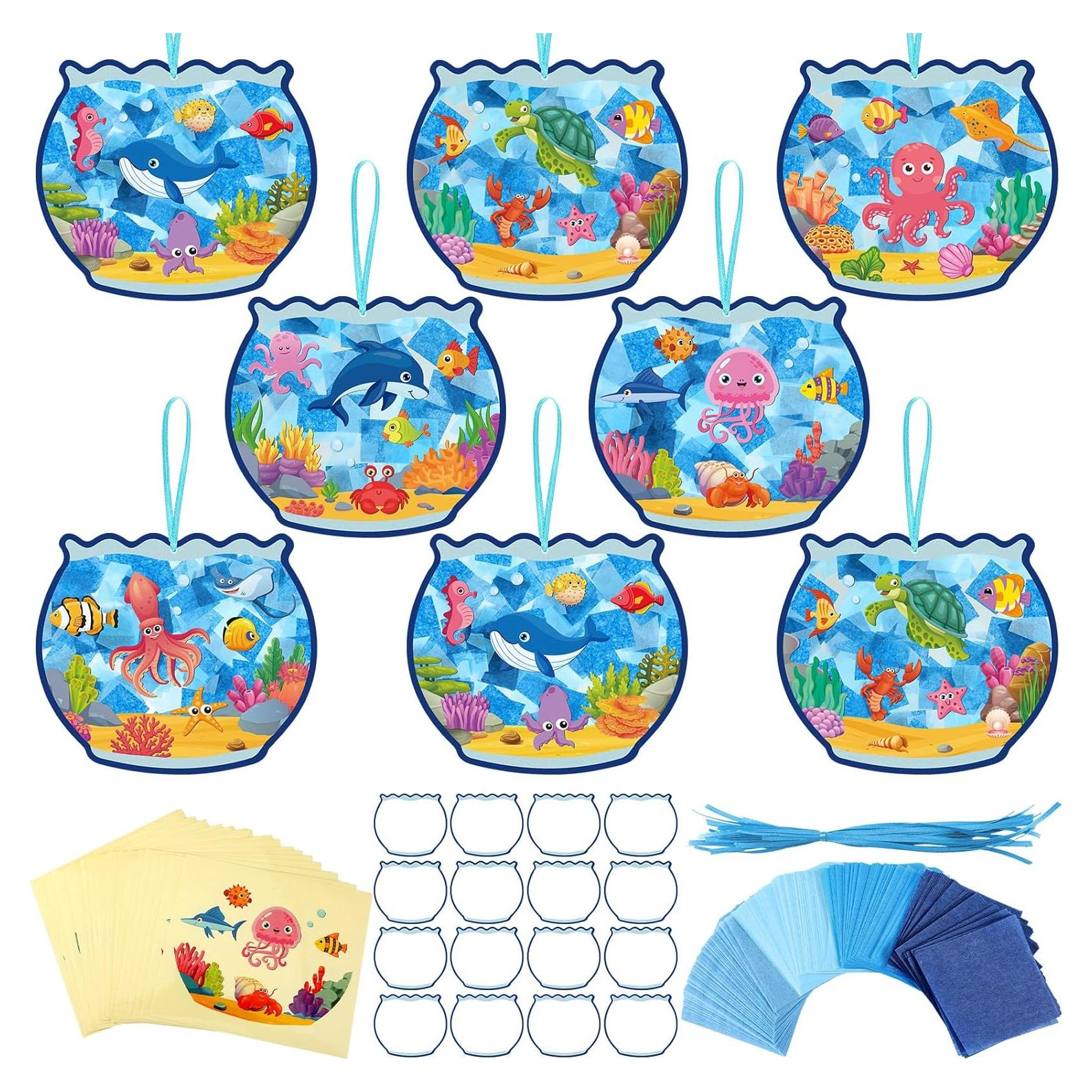 Kits de Manualidades en Papel Supervitae - 24 Sets Pecera DIY