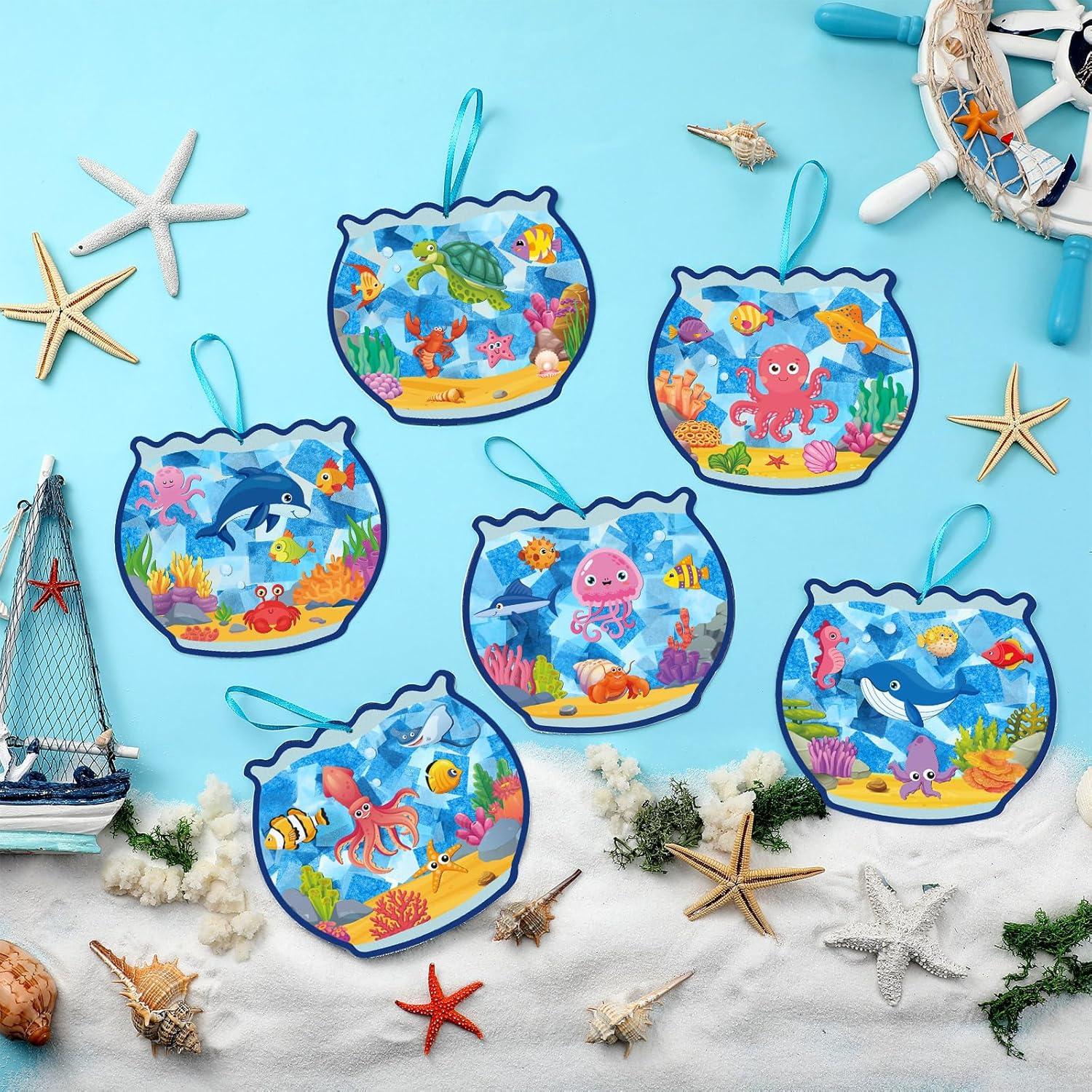 Kits de Manualidades en Papel Supervitae - 24 Sets Pecera DIY