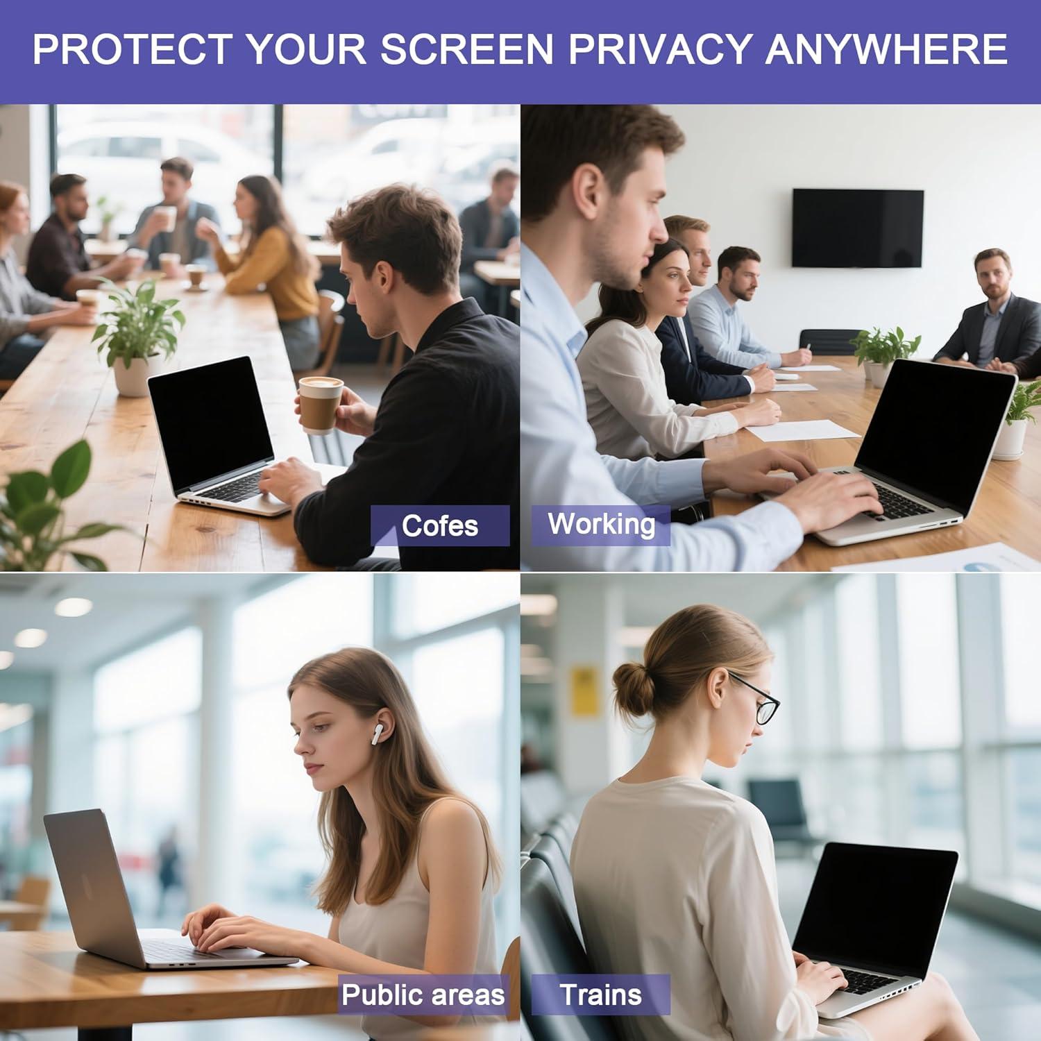 Protector de Pantalla Privado 360° Halloive para MacBook 13"