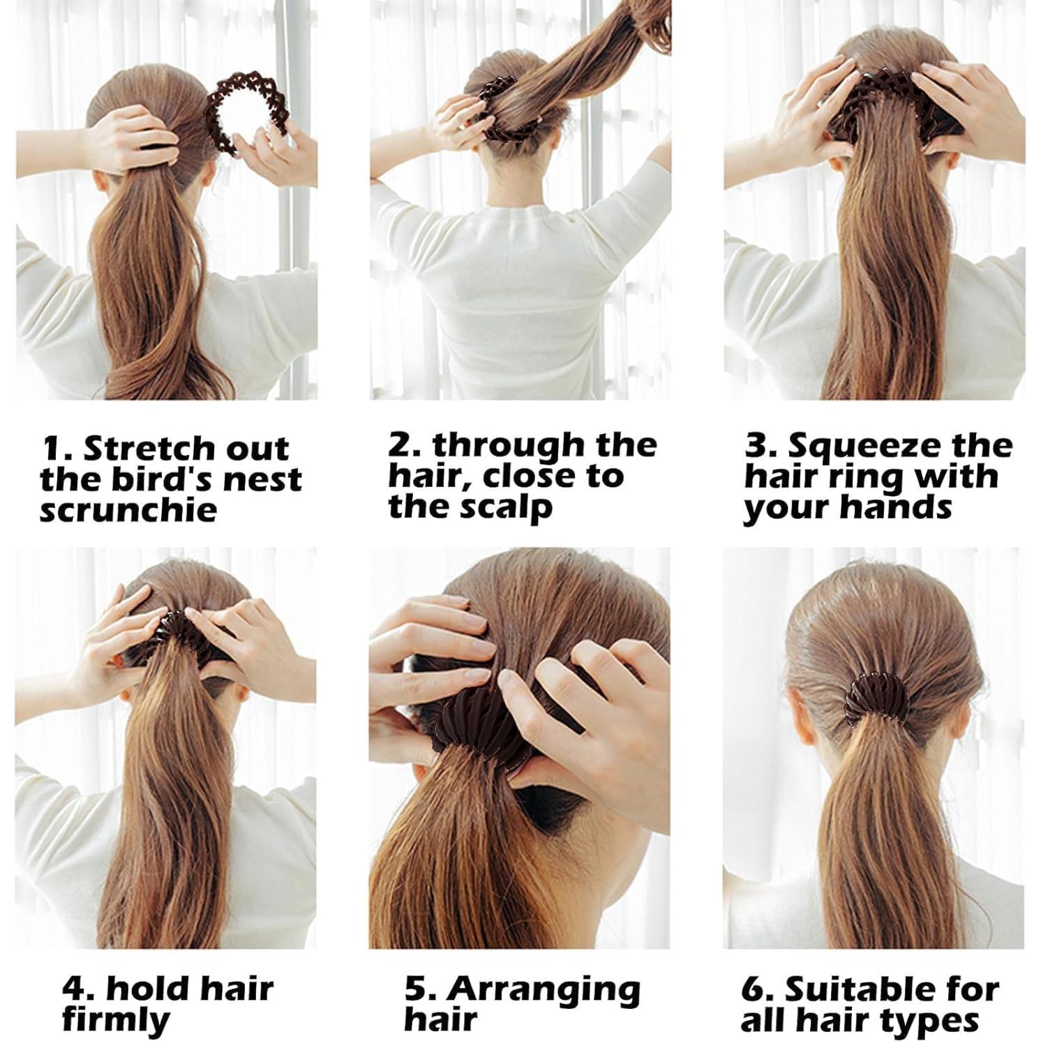 Clip Mágico para Cabello Sizobi, Paquete de 4 Clips de Terciopelo