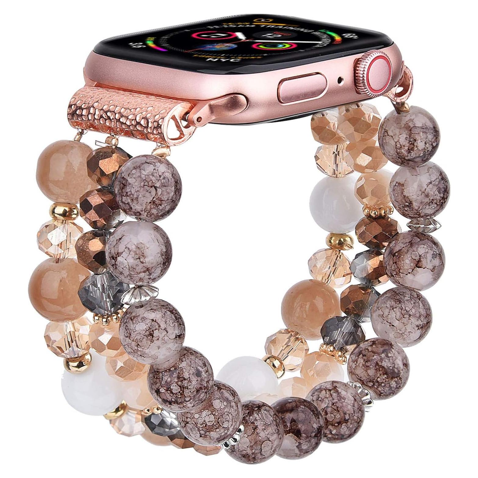 Pulsera CAGOS Elástica para Apple Watch 38-42mm Ámbar