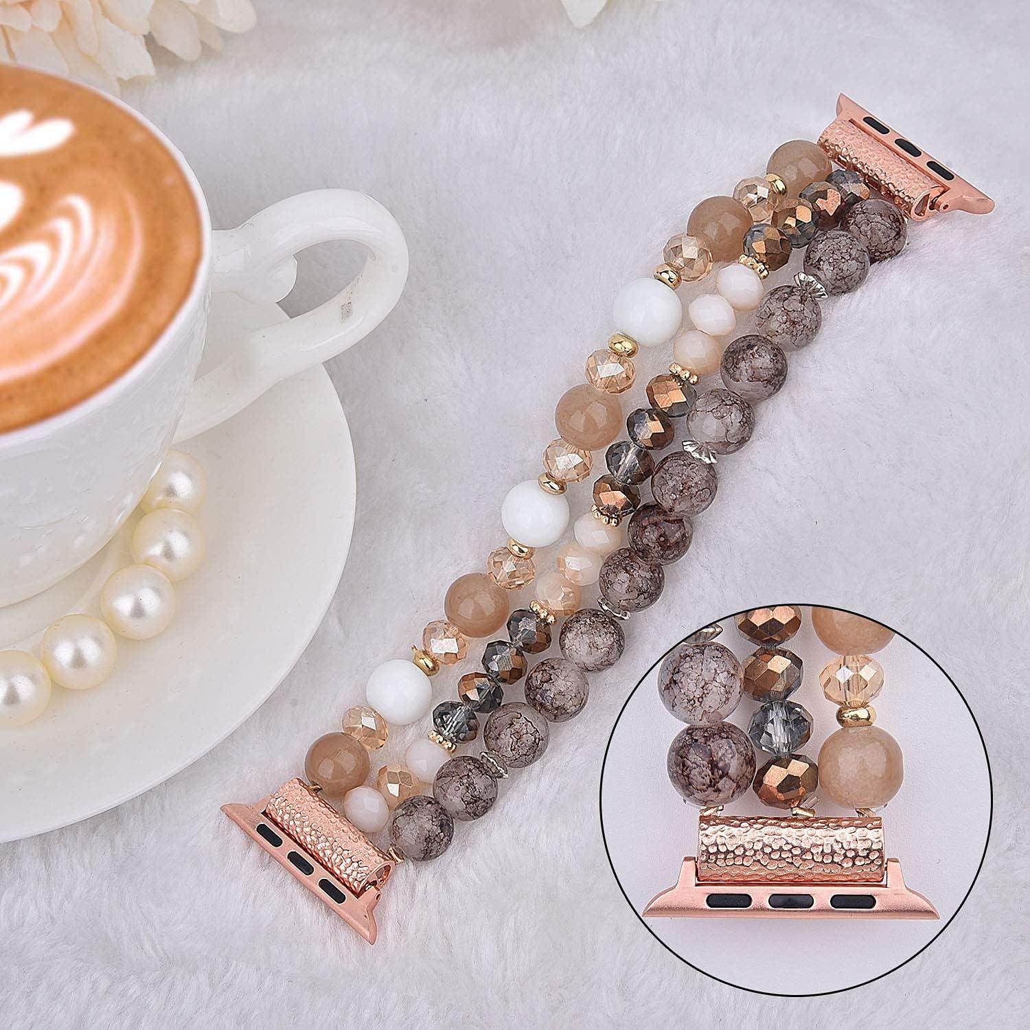 Pulsera CAGOS Elástica para Apple Watch 38-42mm Ámbar