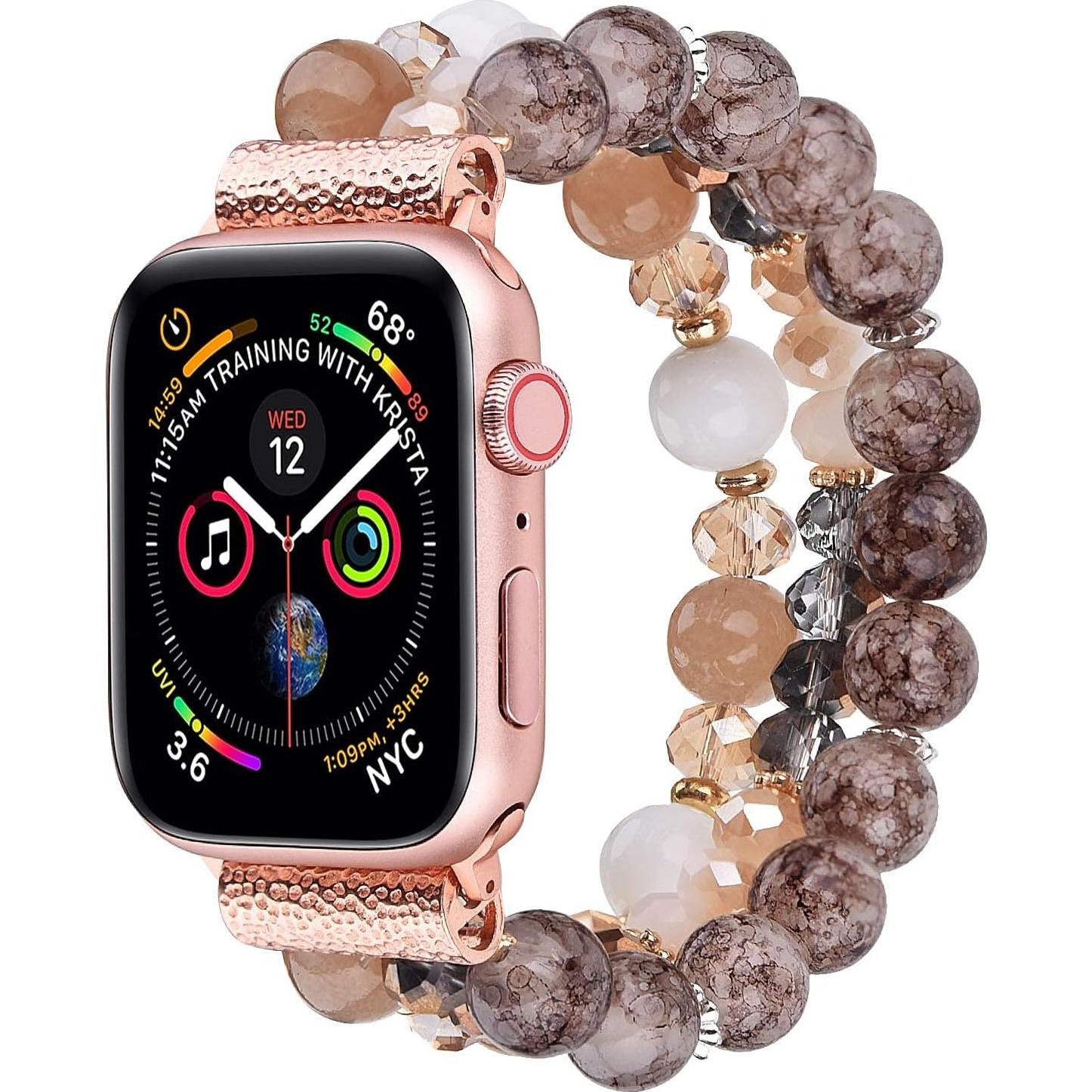 Pulsera CAGOS Elástica para Apple Watch 38-42mm Ámbar
