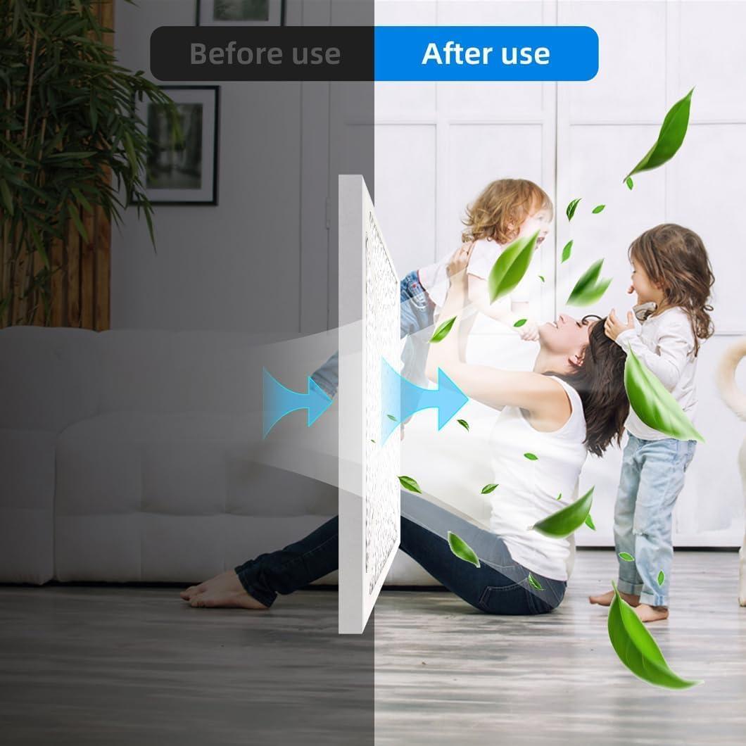 Filtros de Aire Plisados Chenzhit 20x25x1 MERV 13 - 4 Paquete