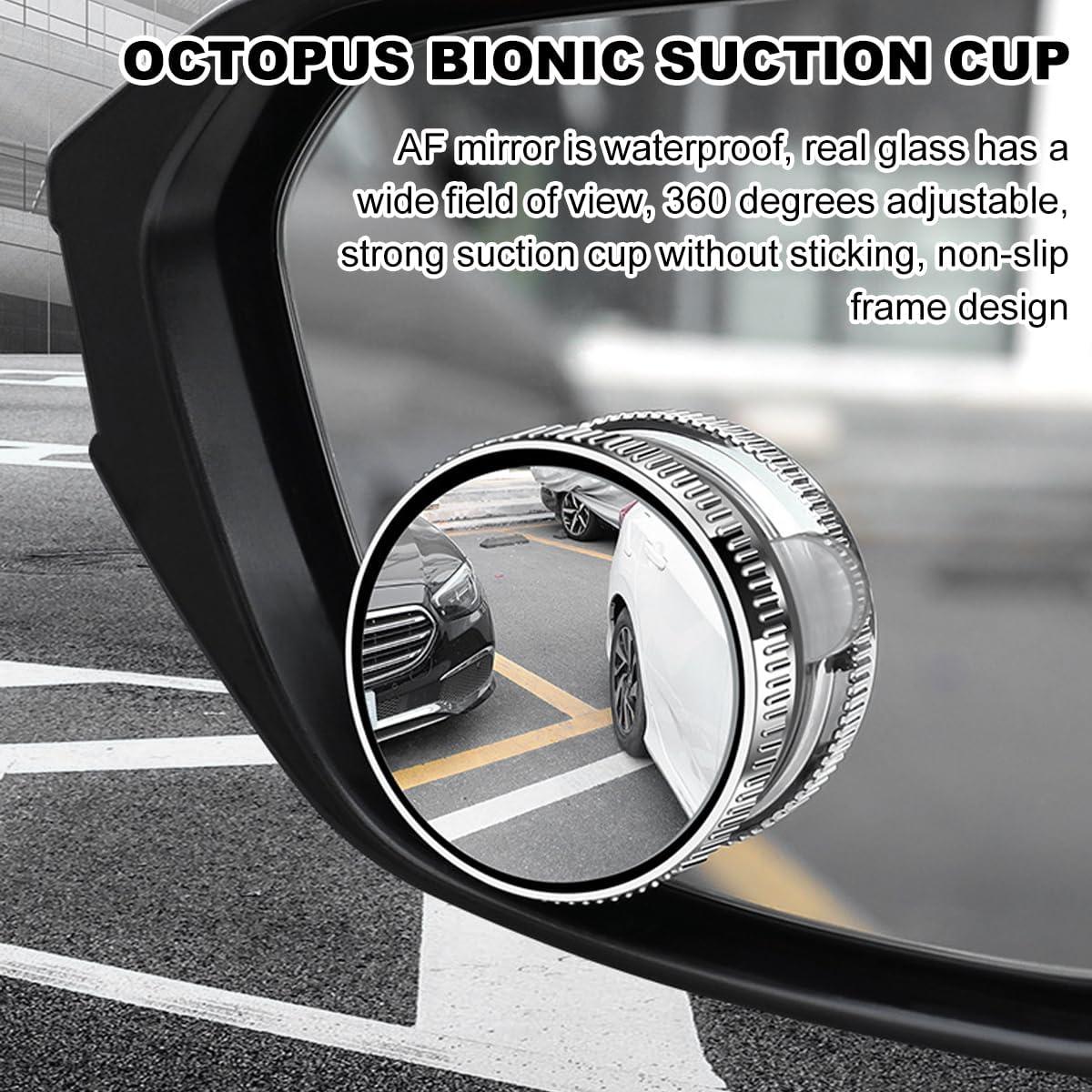 Espejo de Punto Ciego Wevdn 2 PCS 5.46x1.52cm Plata