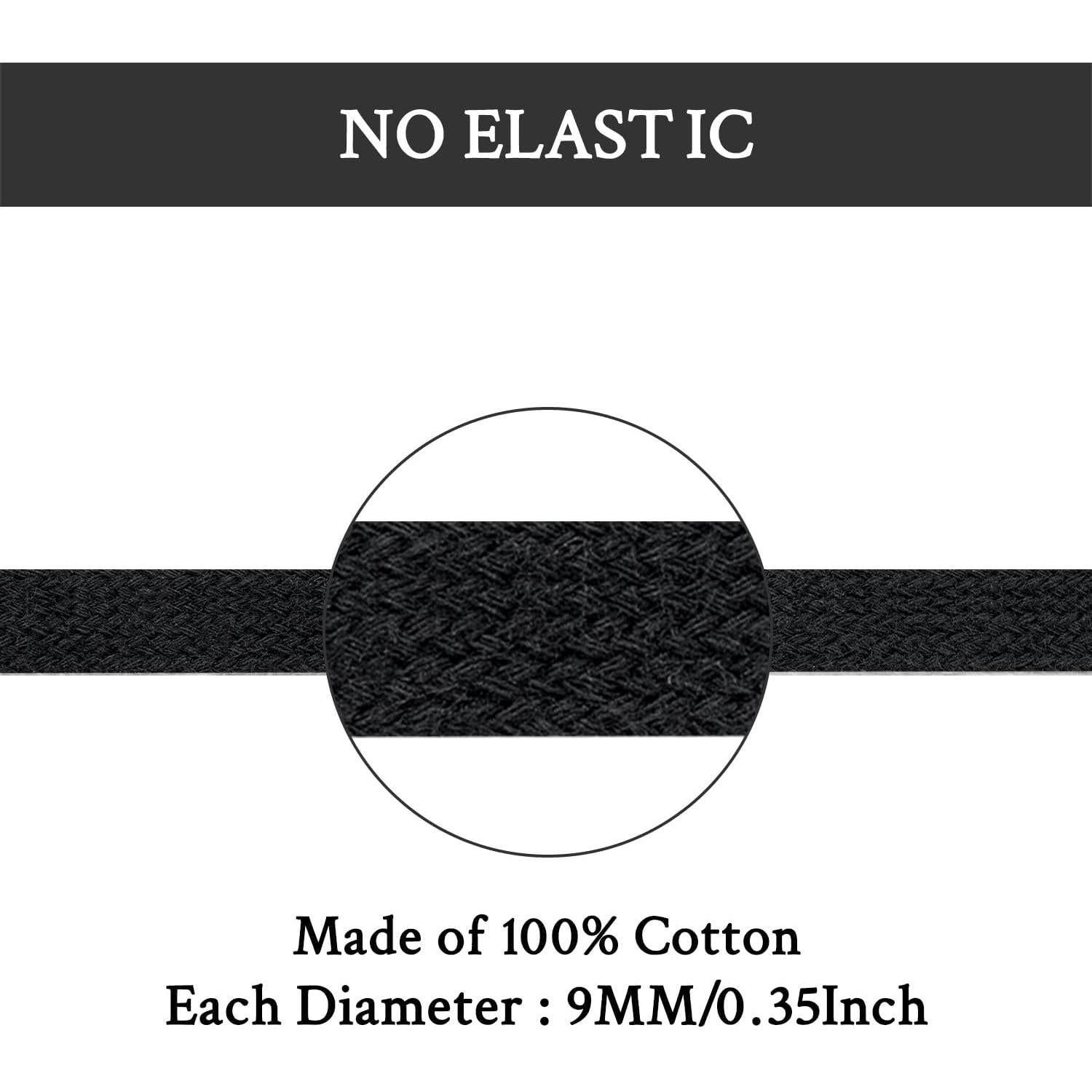 Shoelaces for Keds Champion Sneakers, 9MM Flat Cotton Shoe Laces Strings Replacement for Lace Up Shoes