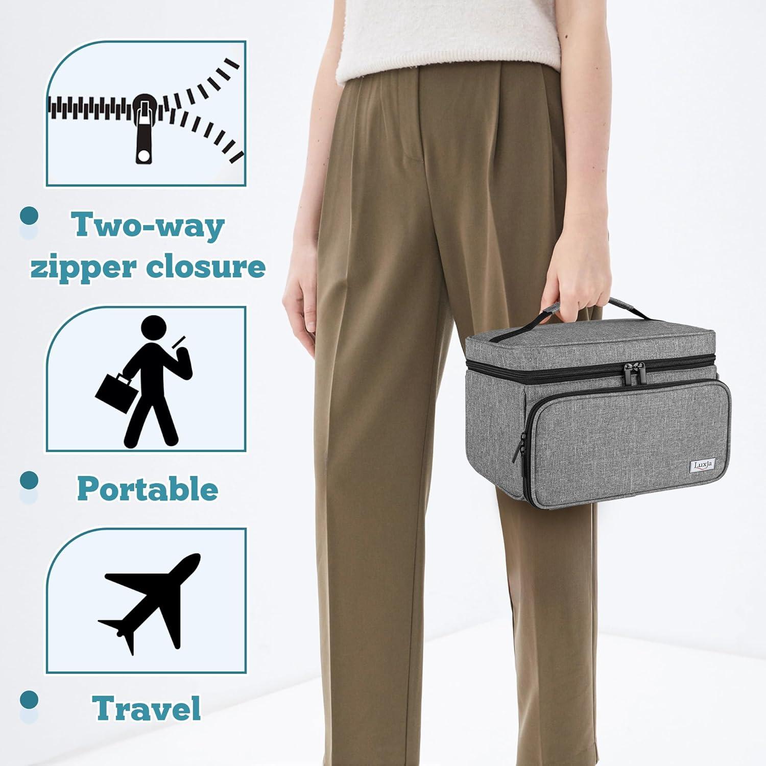 Bolsa de Medicina LUXJA Gris con 2 Bolsas Desmontables