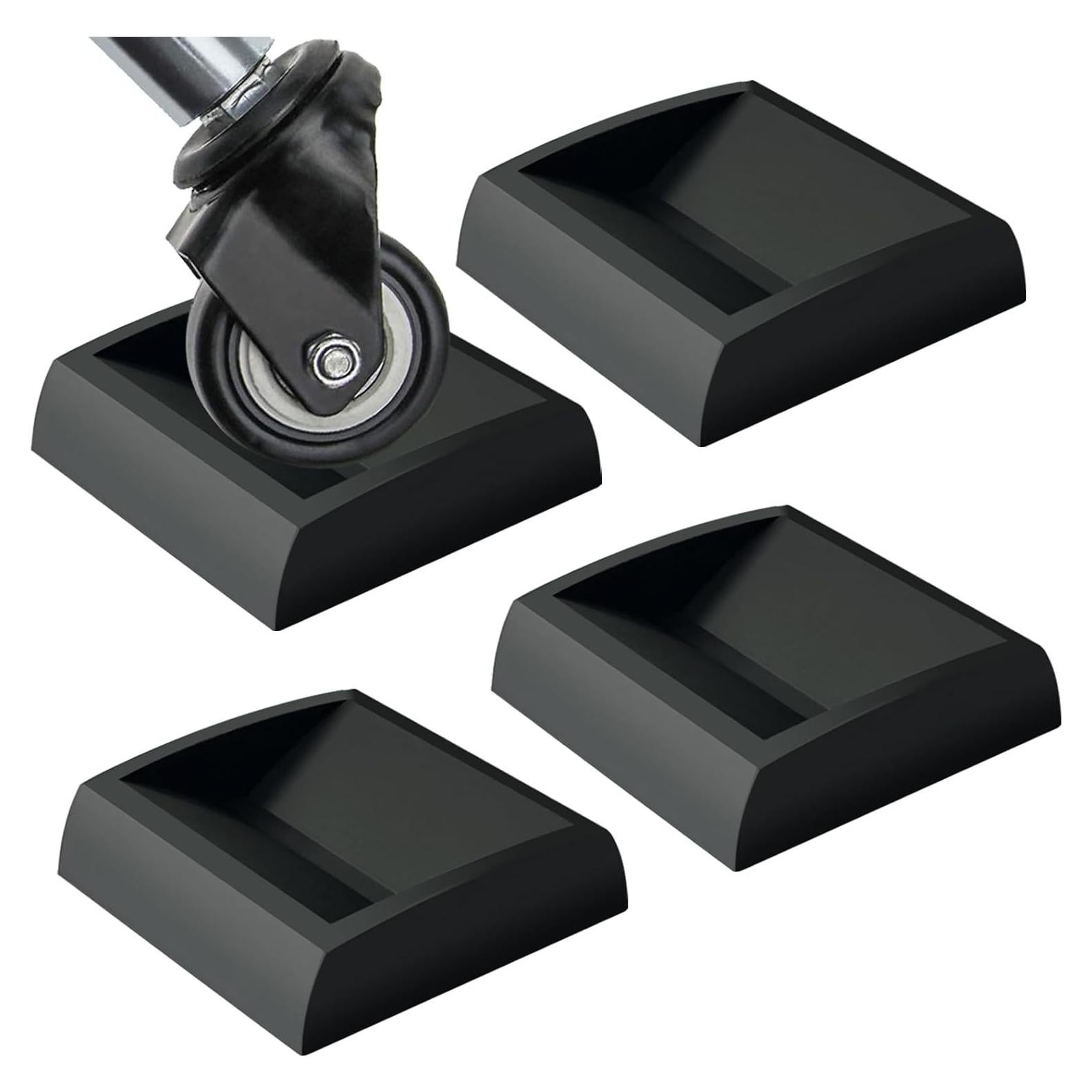 Tapas de Silicona para Ruedas de Muebles Wellgo 4Pack 5.08cm