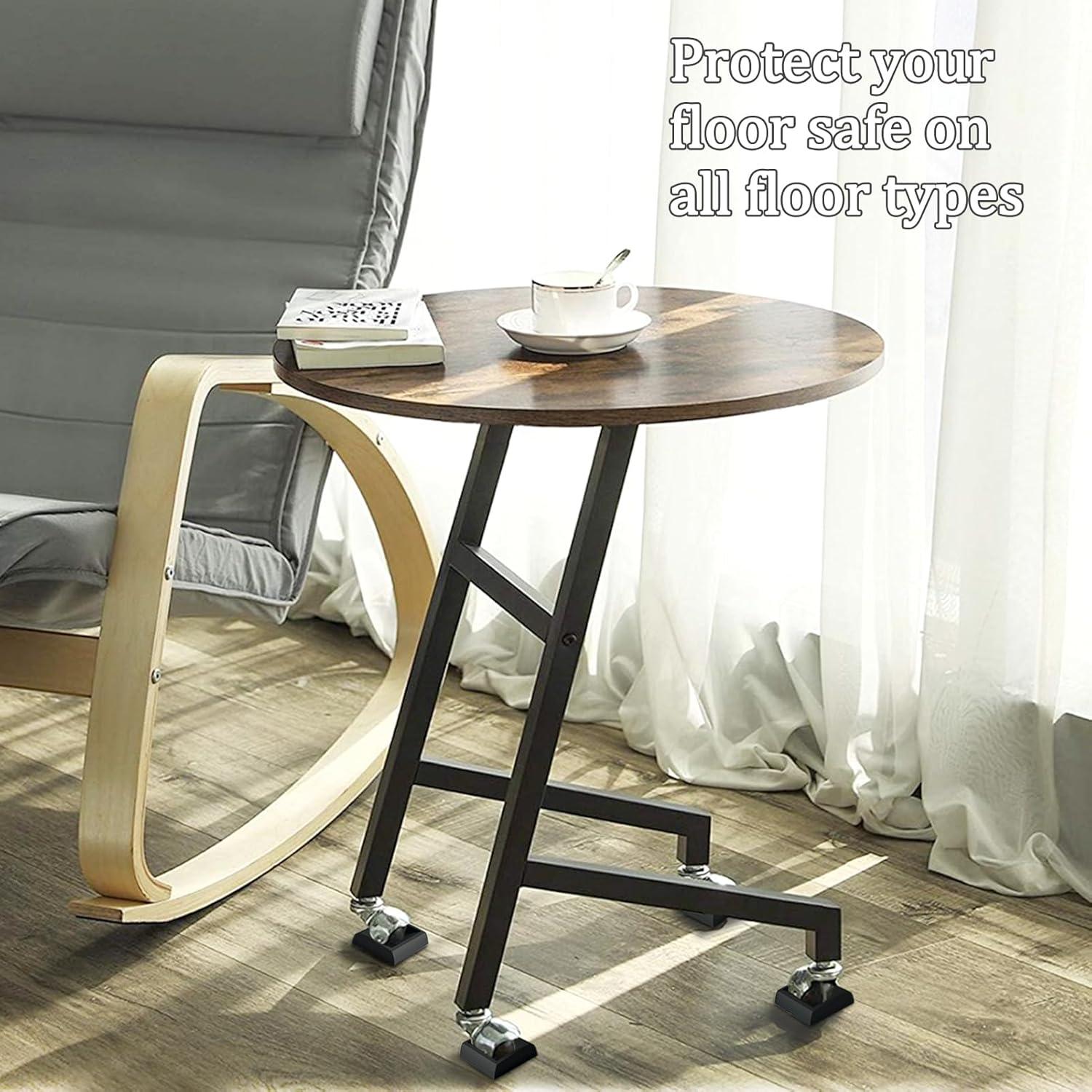 Tapas de Silicona para Ruedas de Muebles Wellgo 4Pack 5.08cm