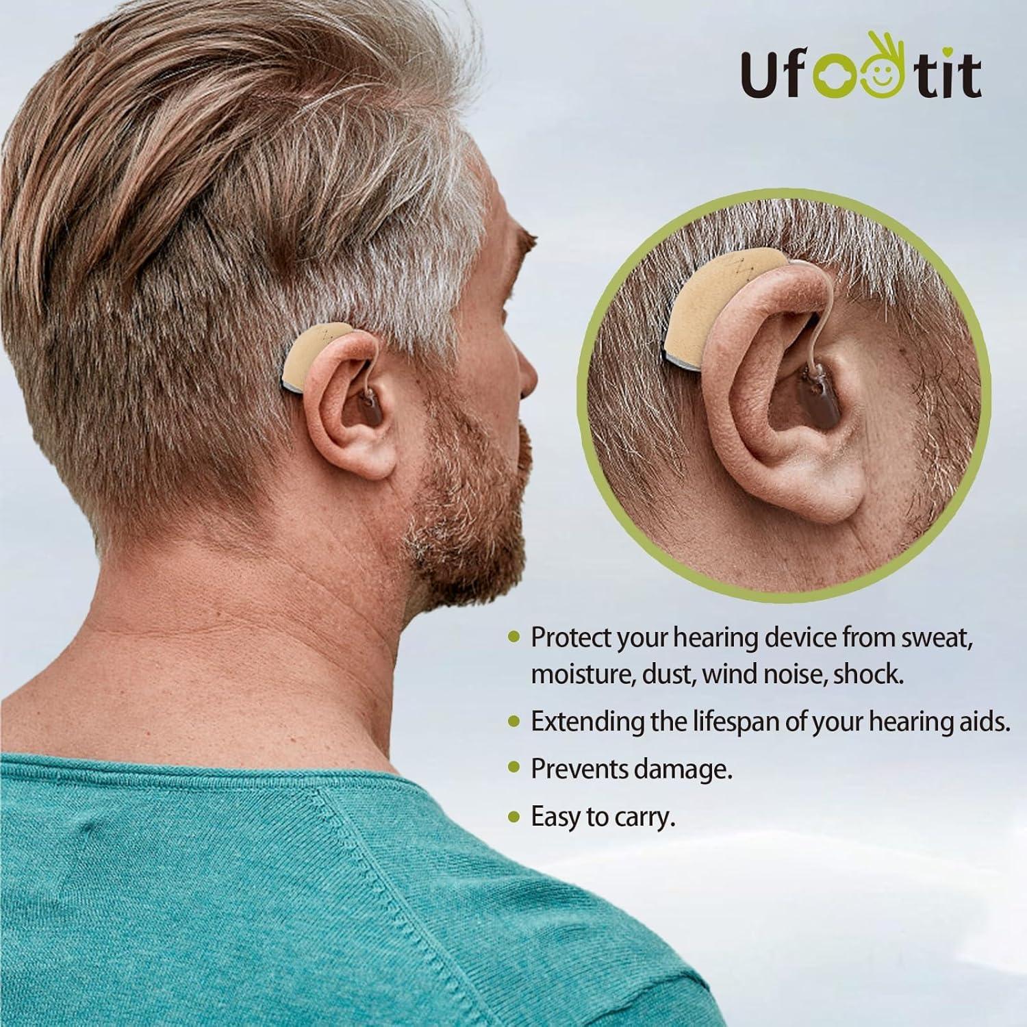 Cubiertas para Audífonos UFootIt Pequeñas - Protección Sudor y Polvo