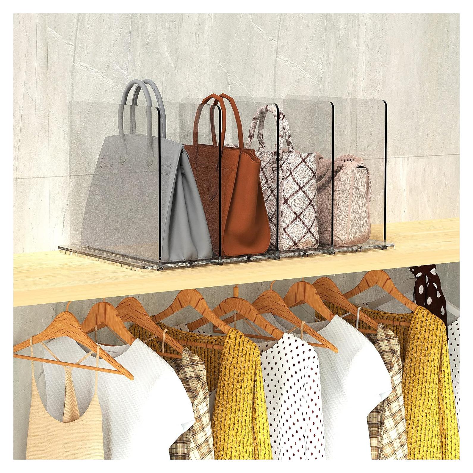 Organizador de Bolsos Noleja Acrílico Ajustable 2 Piezas