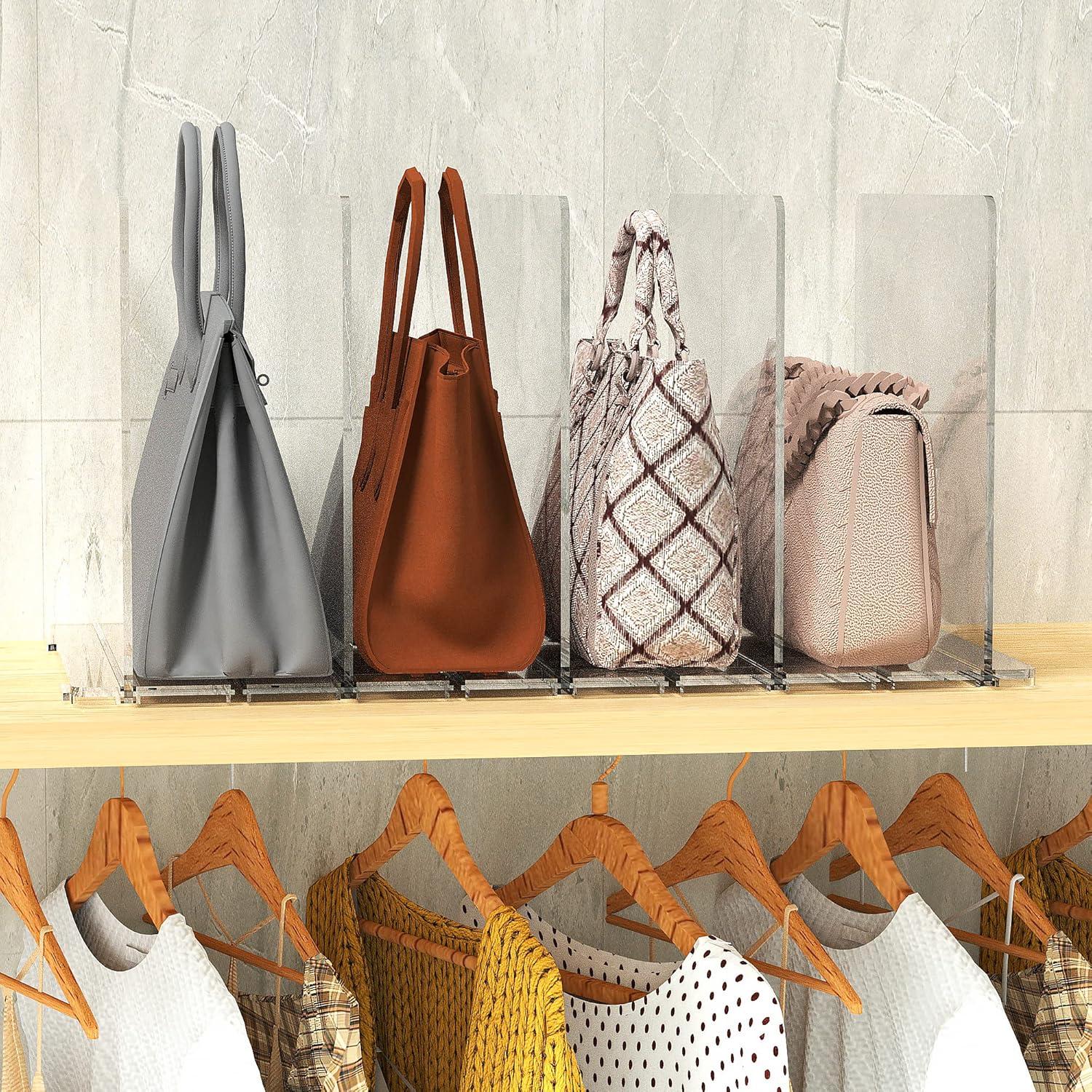 Organizador de Bolsos Noleja Acrílico Ajustable 2 Piezas