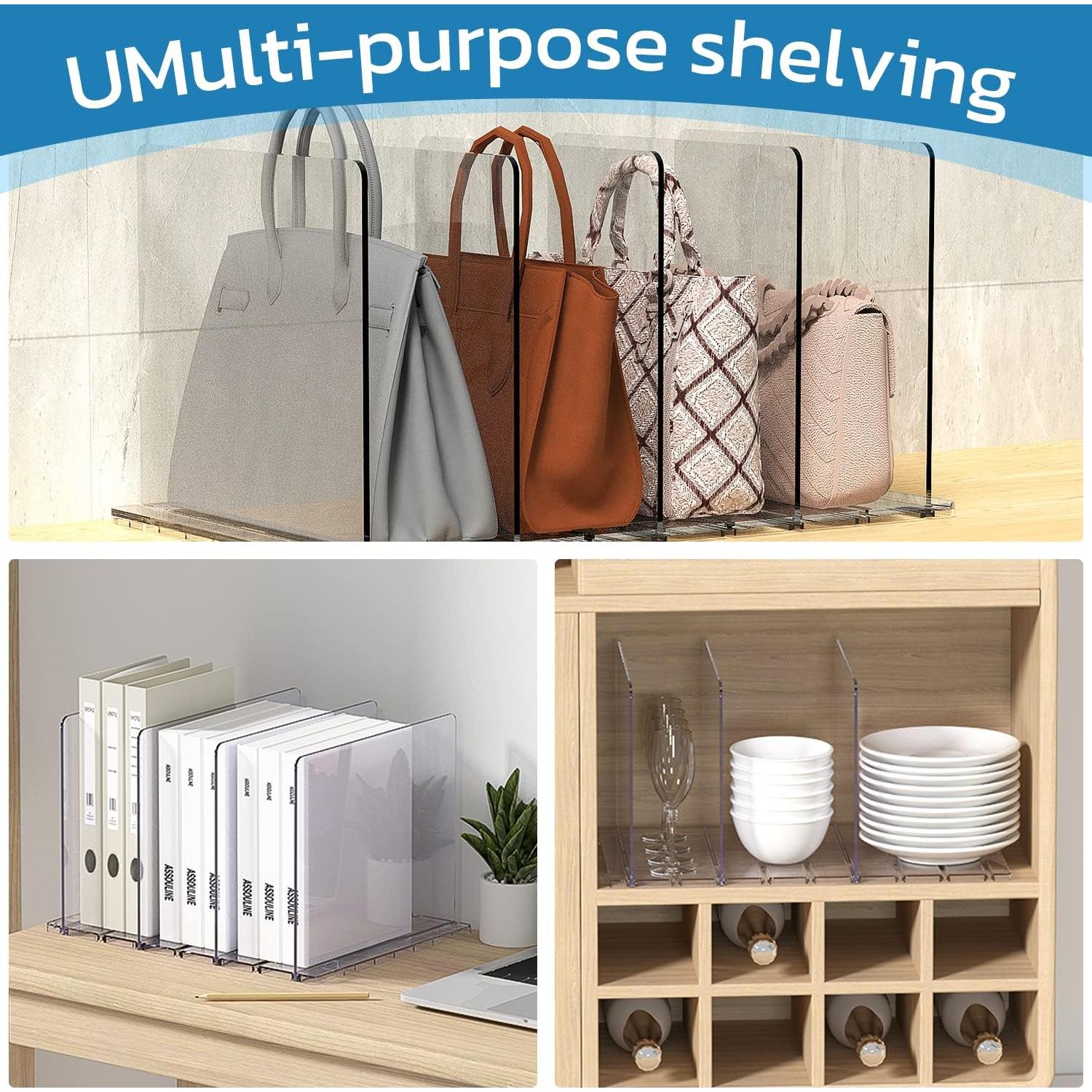 Organizador de Bolsos Noleja Acrílico Ajustable 2 Piezas