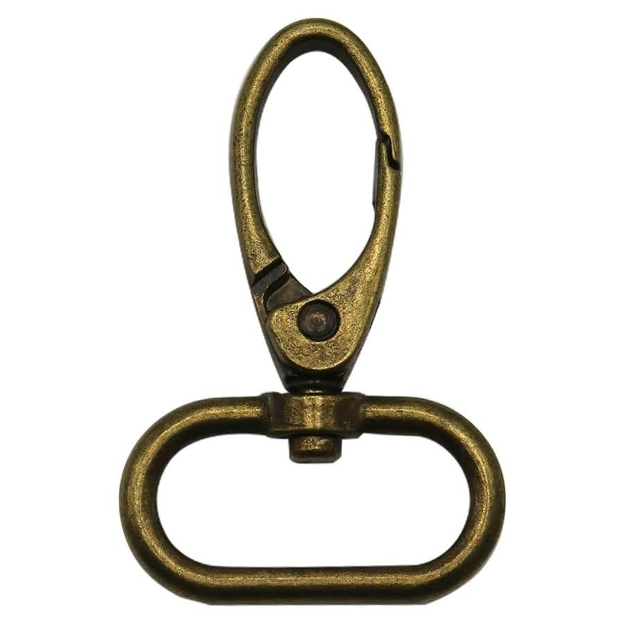 Ganchos de langosta giratorios 25mm bronce antiguo 15pcs HOLSHUN