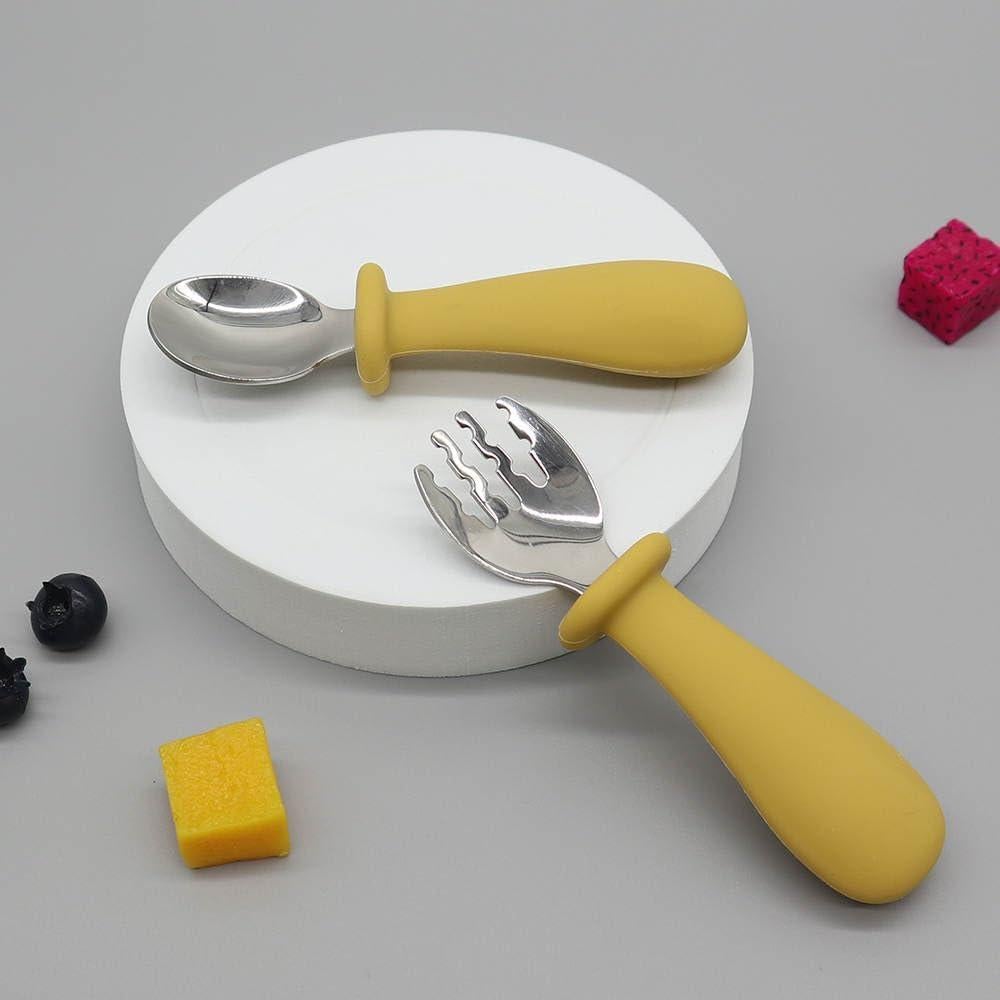 Plato Dividido de Silicona DEMVEK con Utensilios y Estuche