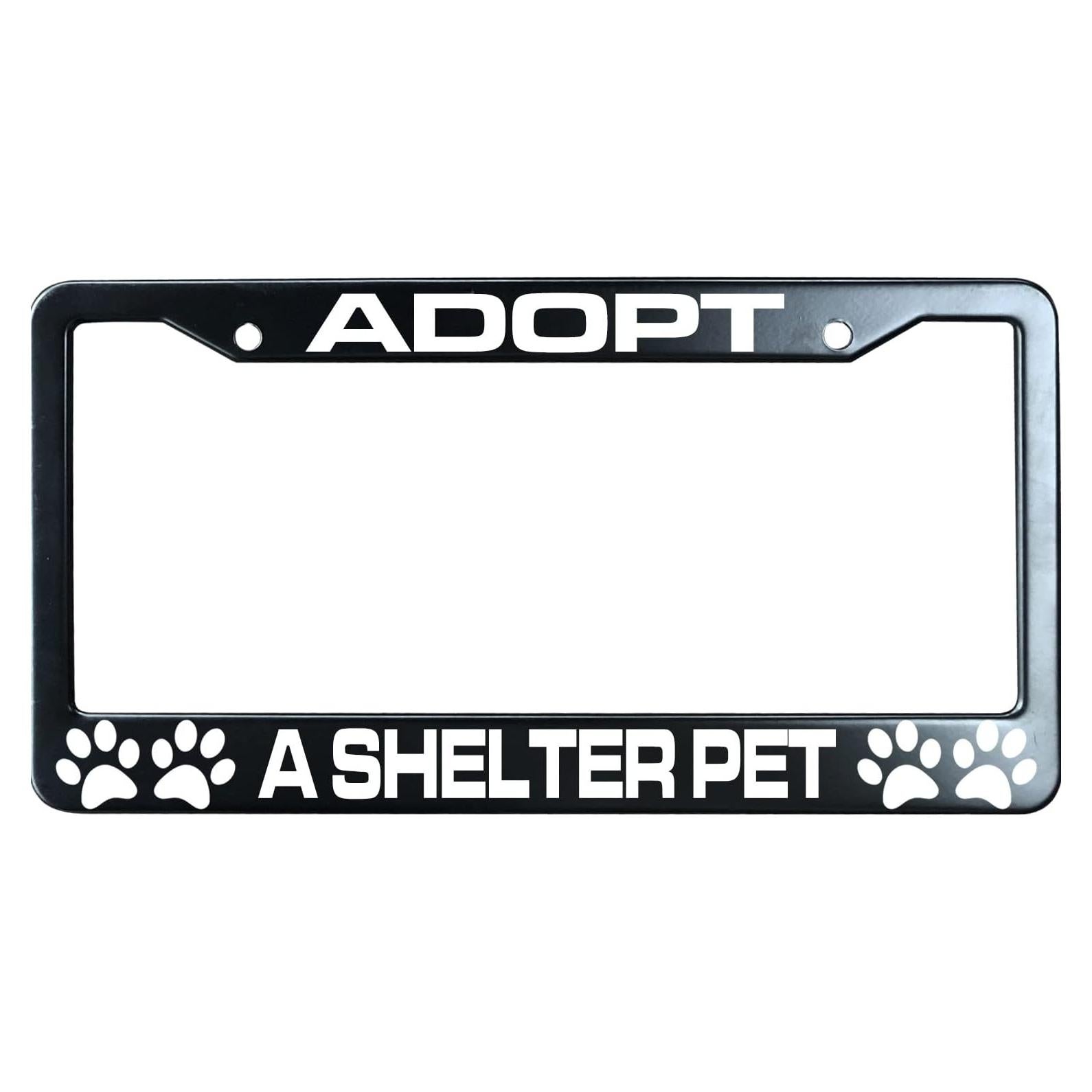 Marco de Placa de Licencia URCustomPro Acero Inoxidable Negro Mate