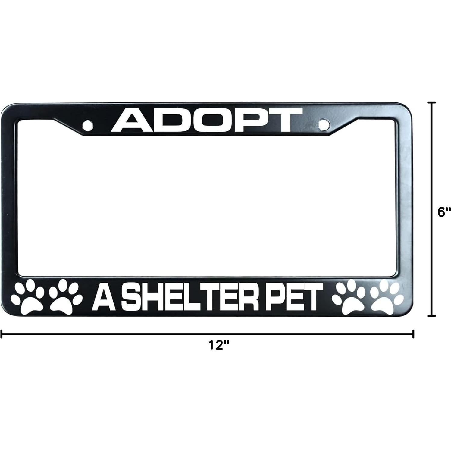 Marco de Placa de Licencia URCustomPro Acero Inoxidable Negro Mate