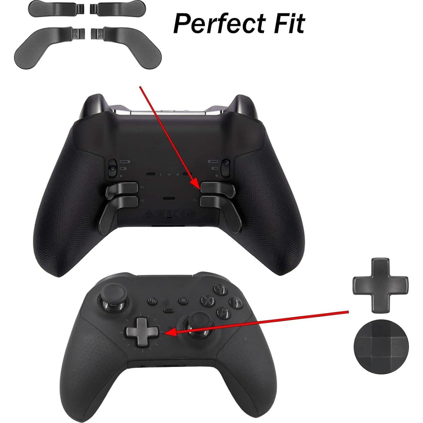 Controlador Elite 5 en 1 Dogxiong para Xbox One Elite Negro