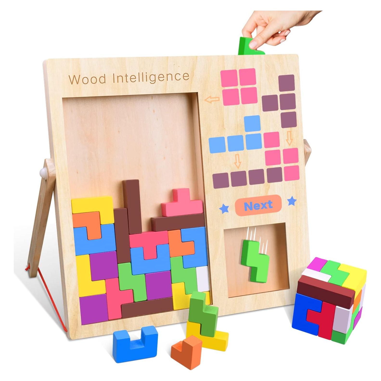 Rompecabezas de Madera FFTROC 40 Piezas para Niños 3-10 Años