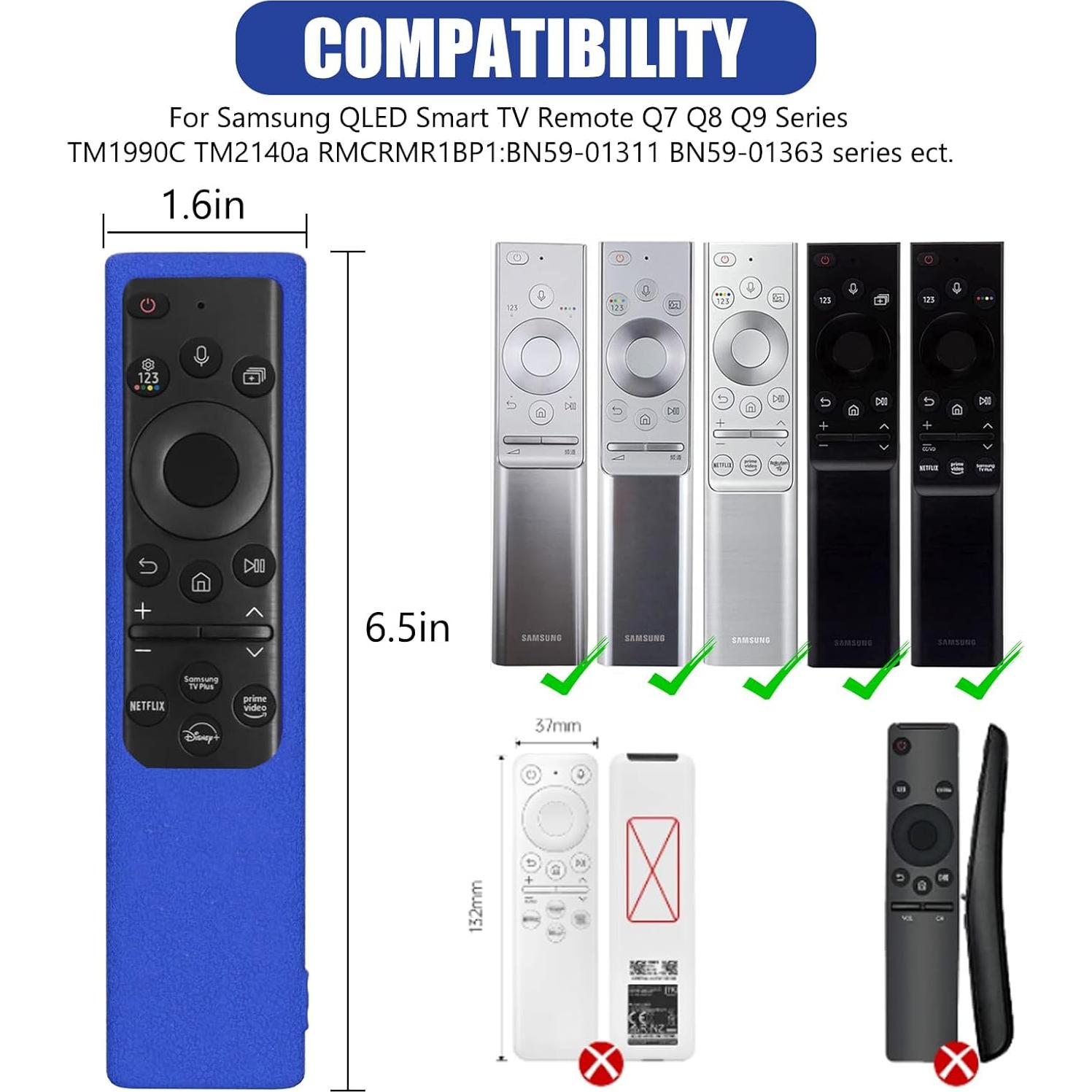 Funda de Control Remoto Samsung BN59 - 2 Piezas Silicona