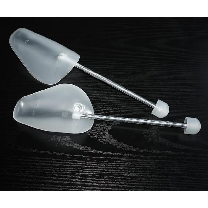 2 Pares de Estiradores de Zapatos Ajustables TOPWEL - Plástico Blanco