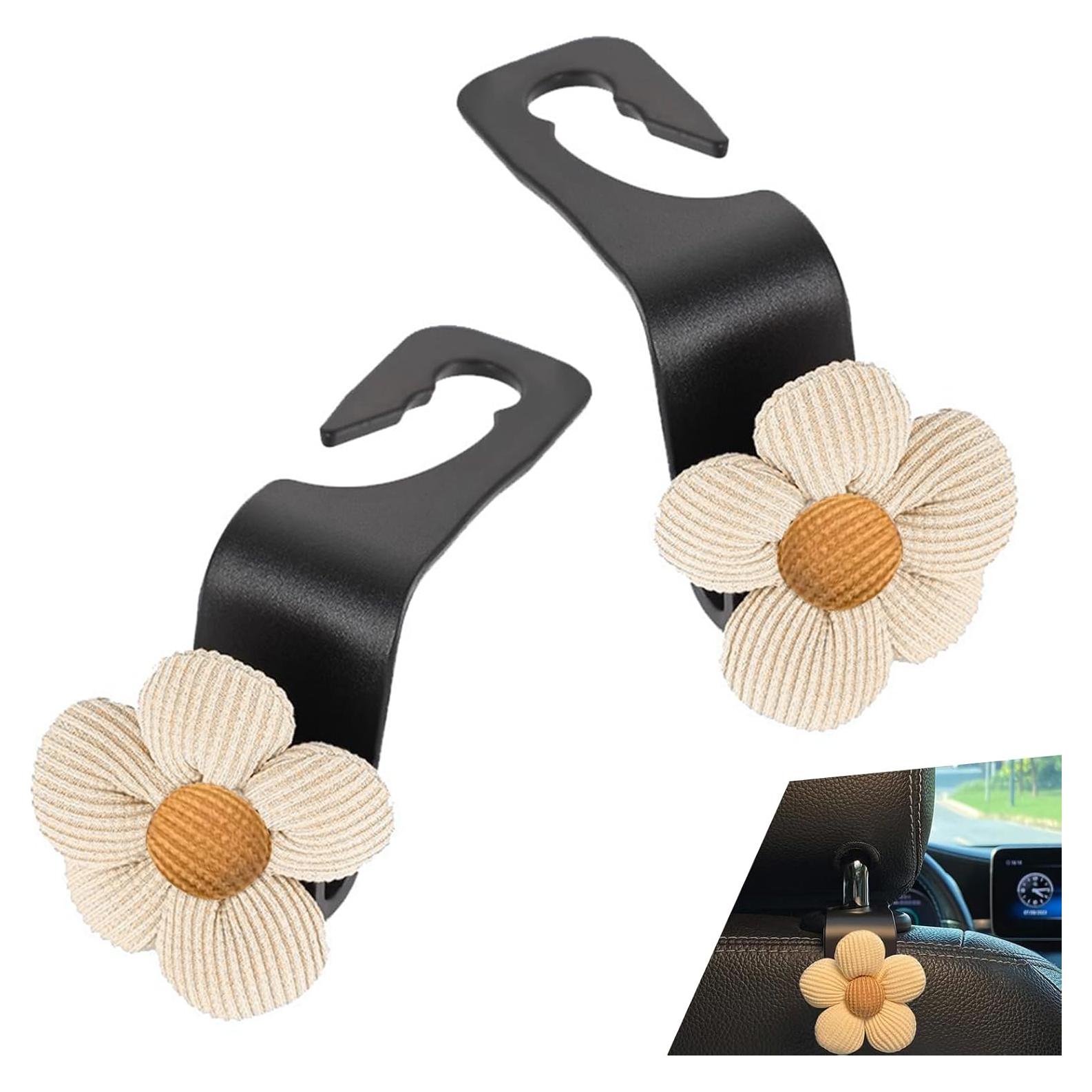 Ganchos para Reposacabezas de Coche Downhill 2 PCS Beige