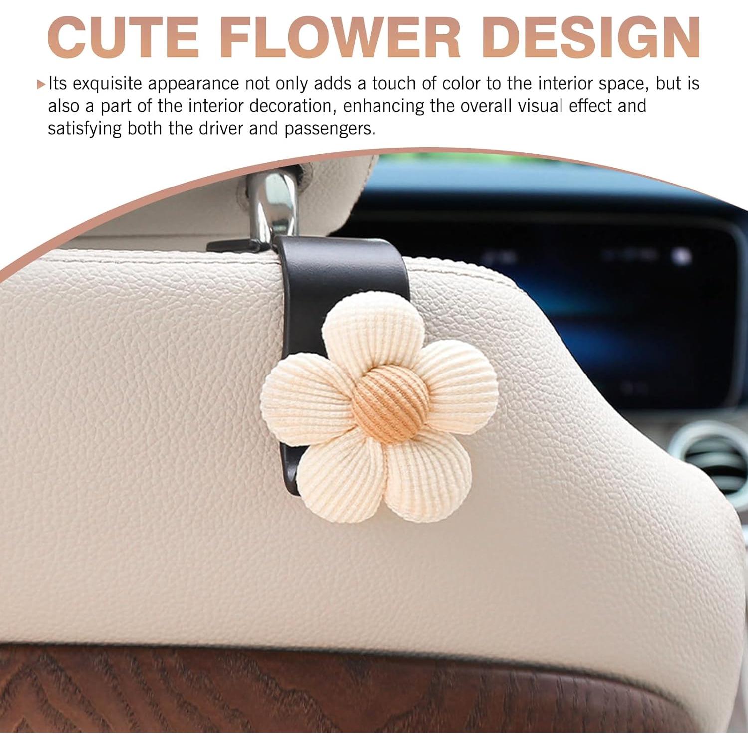 Ganchos para Reposacabezas de Coche Downhill 2 PCS Beige