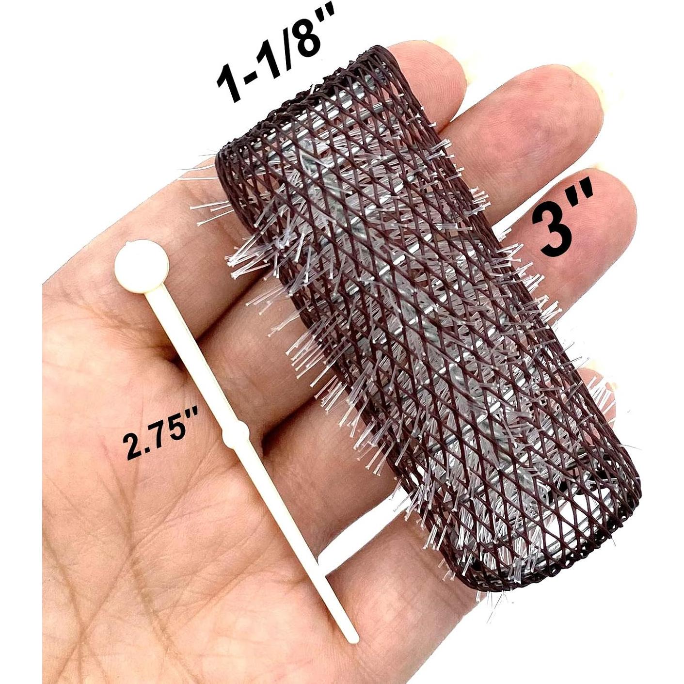 Rodillos de Cepillo Vintage ALAZCO - 8 Piezas con Clips