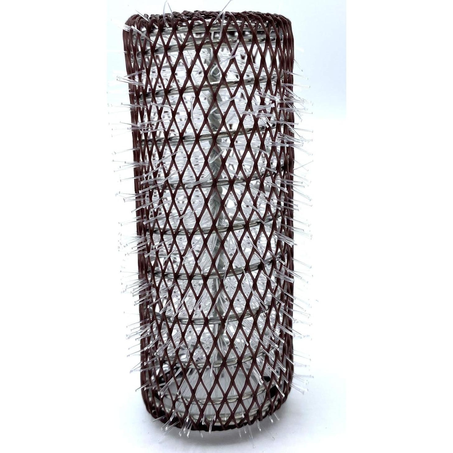 Rodillos de Cepillo Vintage ALAZCO - 8 Piezas con Clips