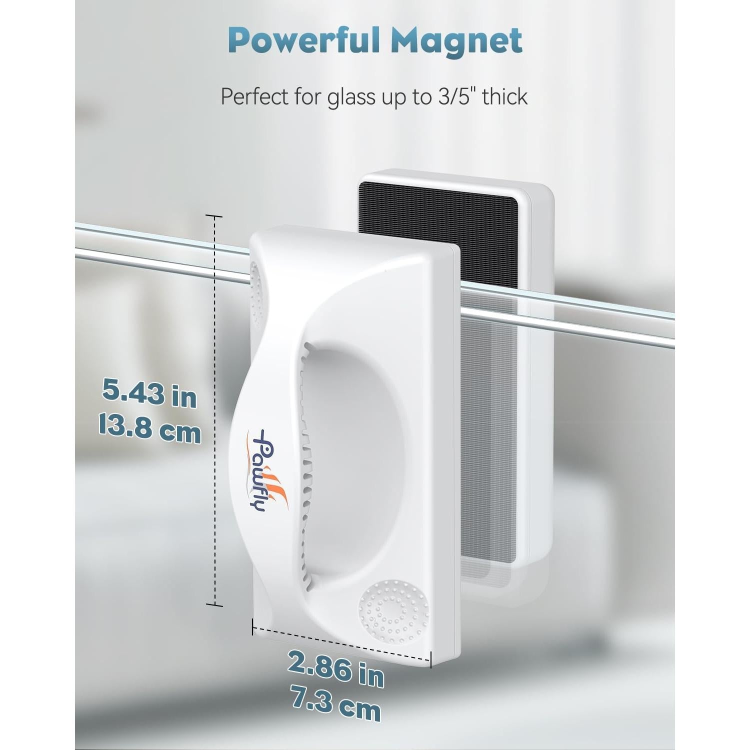 Limpiador Magnético para Acuarios Pawfly 13.78 cm hasta 151L